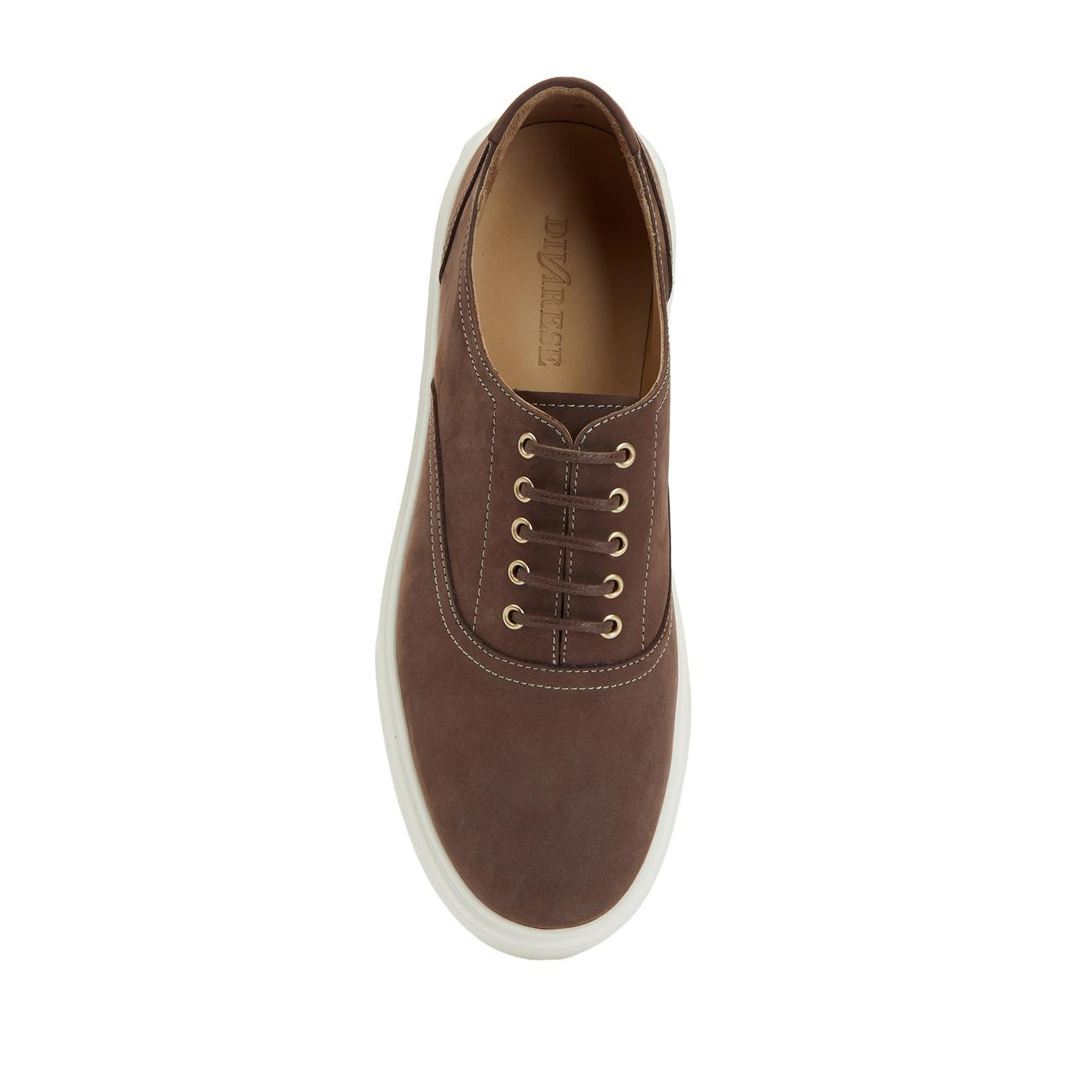 Divarese Erkek Vizon Günlük Deri Sneaker