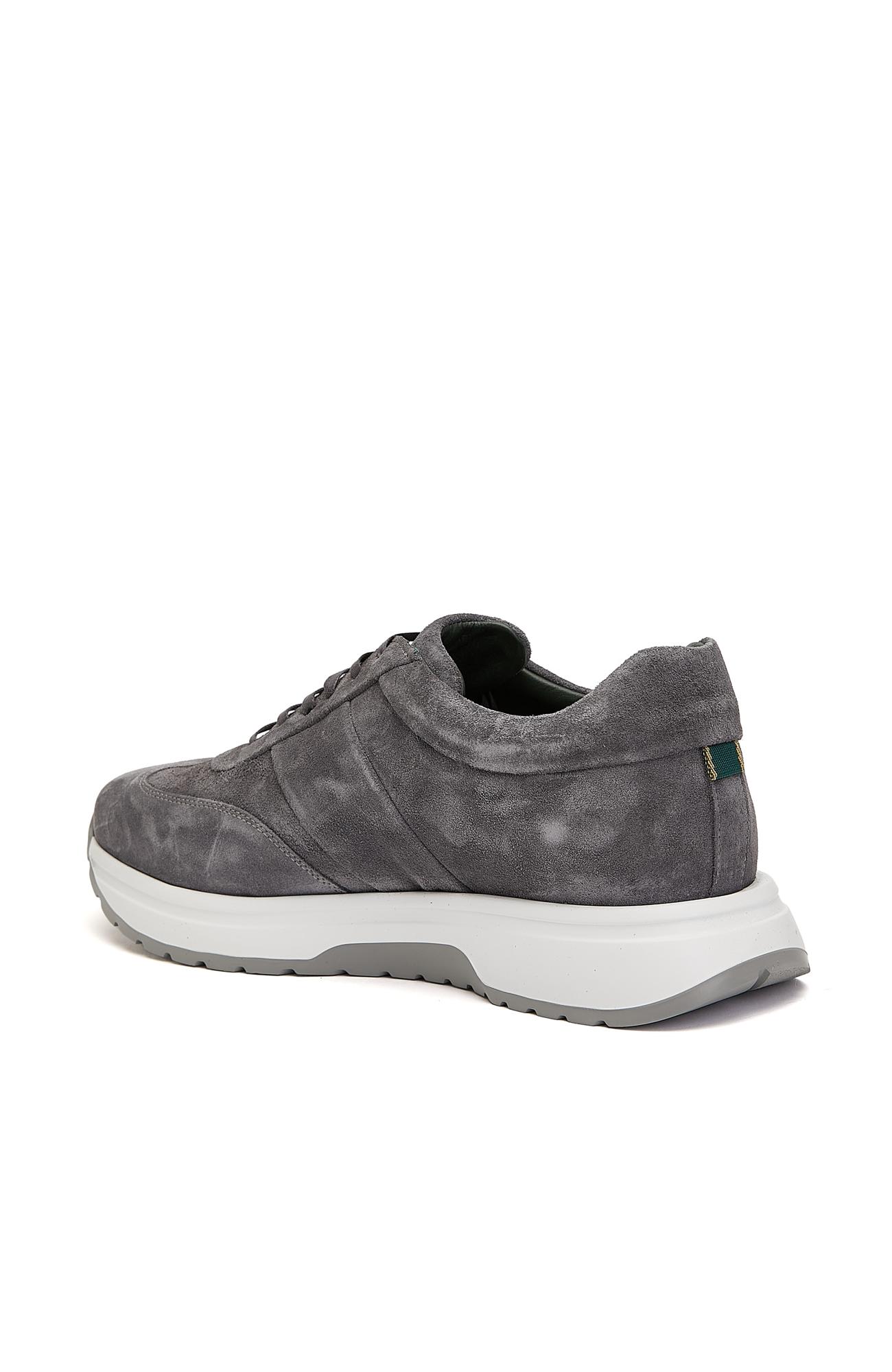 George Hogg Erkek Antrasit Günlük Rahat Süet Sneaker