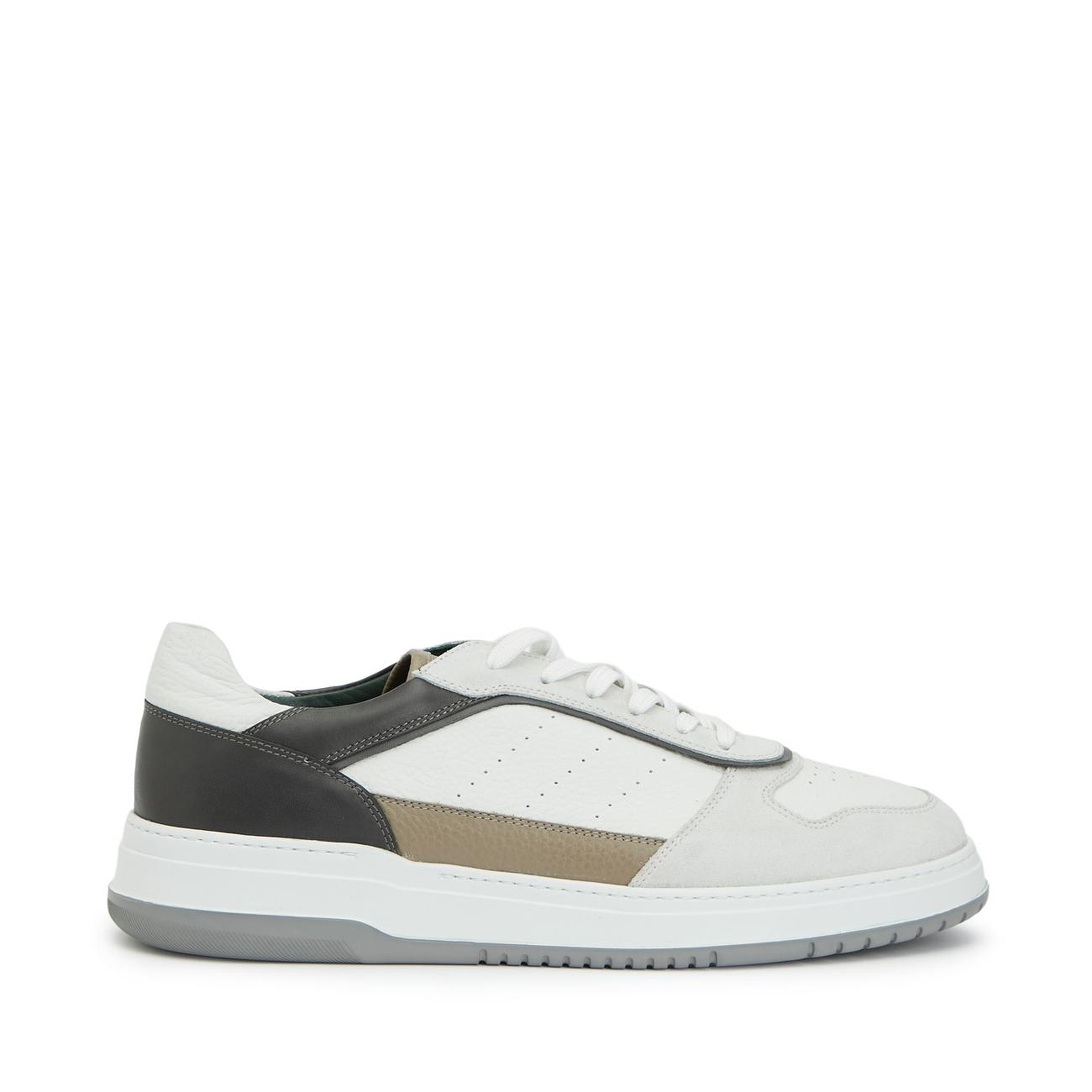 George Hogg Erkek Beyaz Gri Sneaker