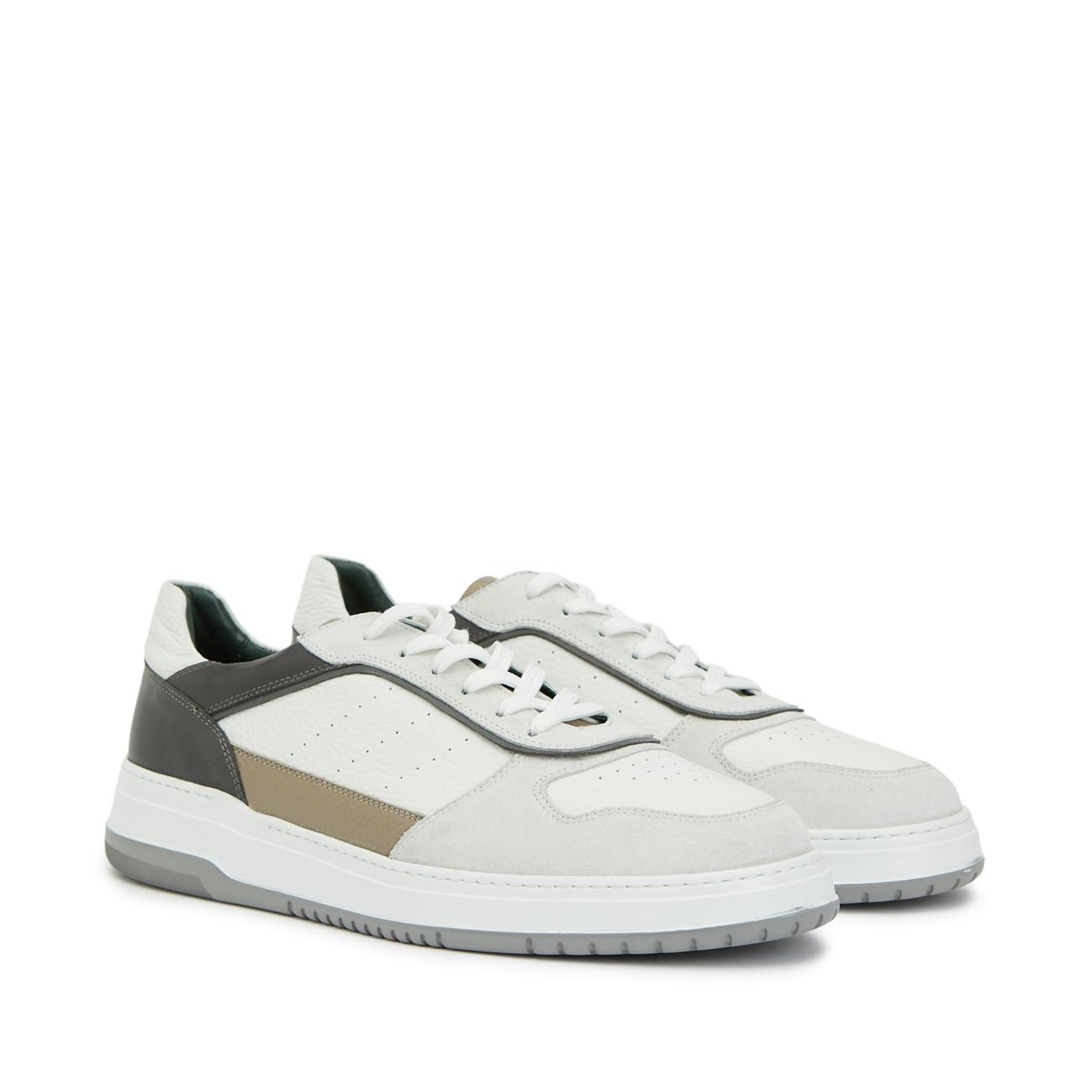 George Hogg Erkek Beyaz Gri Sneaker