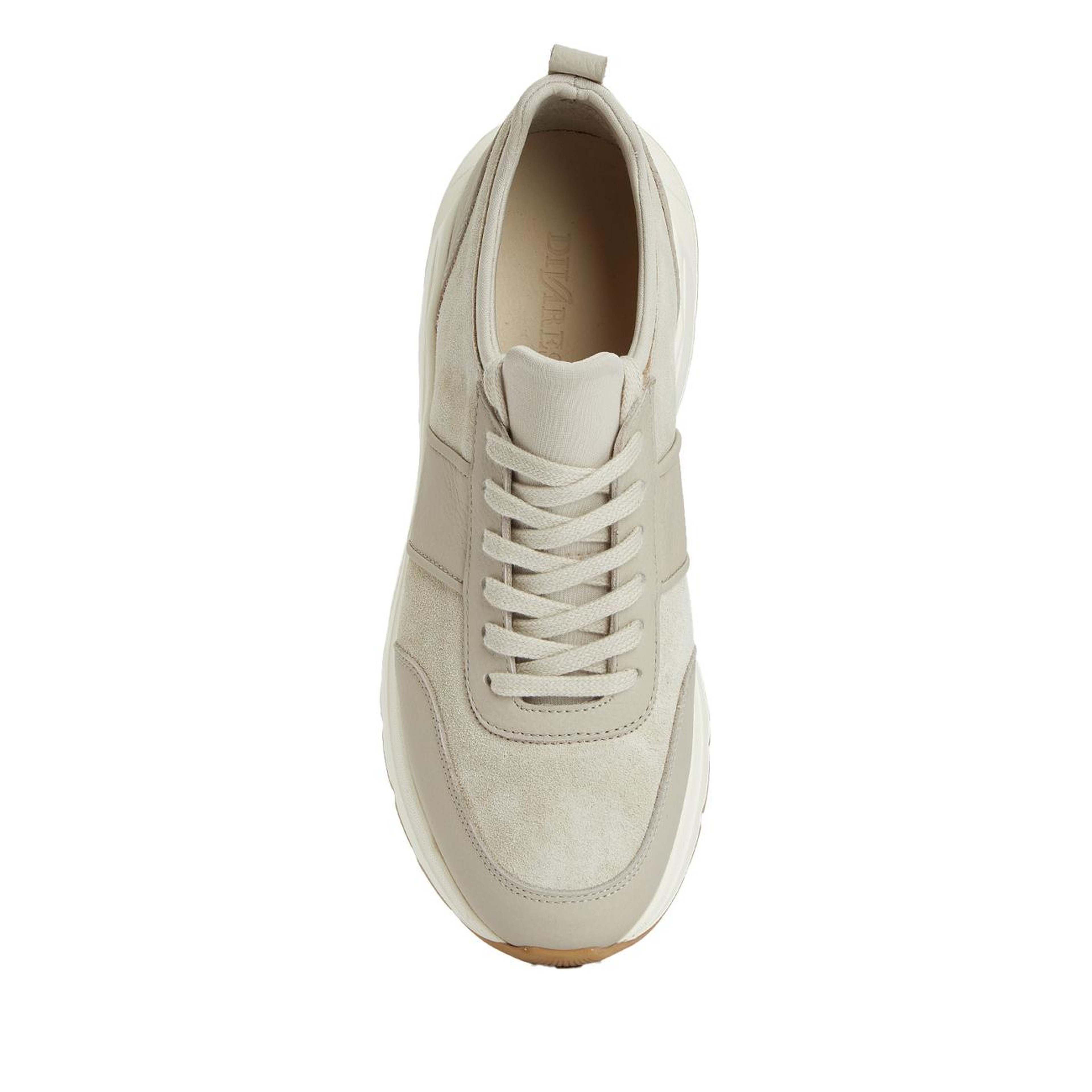 Divarese Erkek Bej Günlük Rahat Süet Sneaker