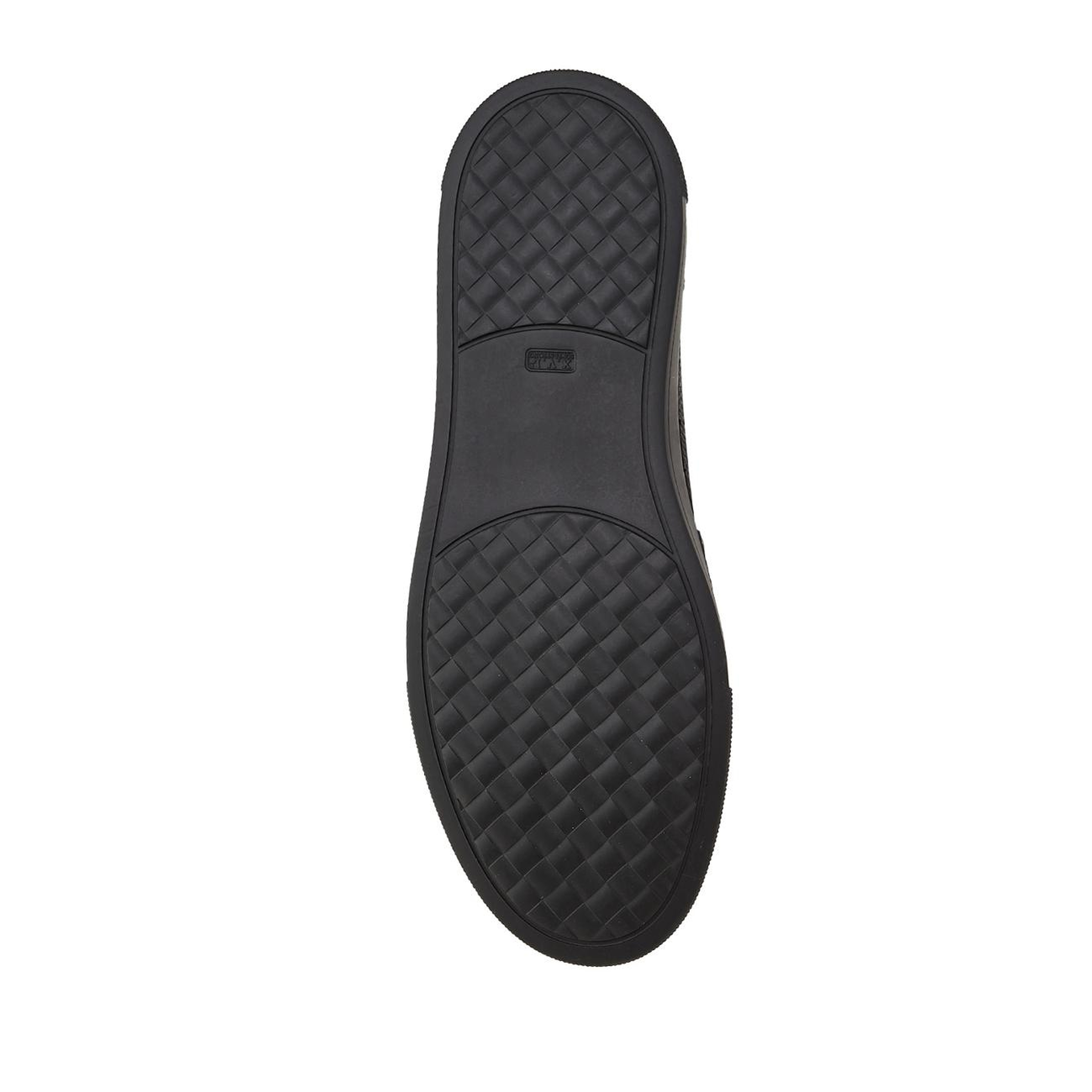 George Hogg Erkek Siyah Saraç Detaylı Deri Sneaker