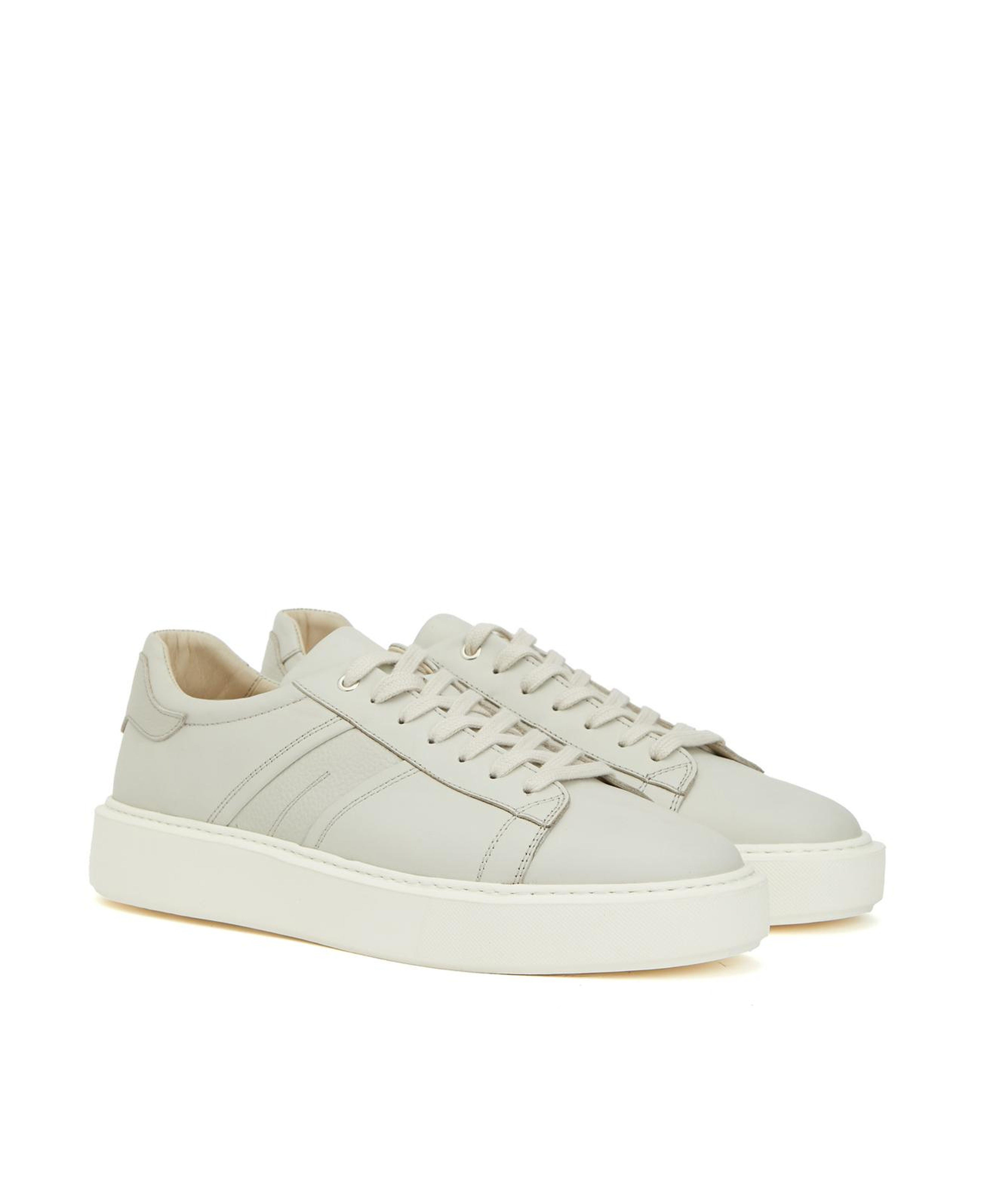 Divarese Erkek Kırık Beyaz Günlük Deri Sneaker