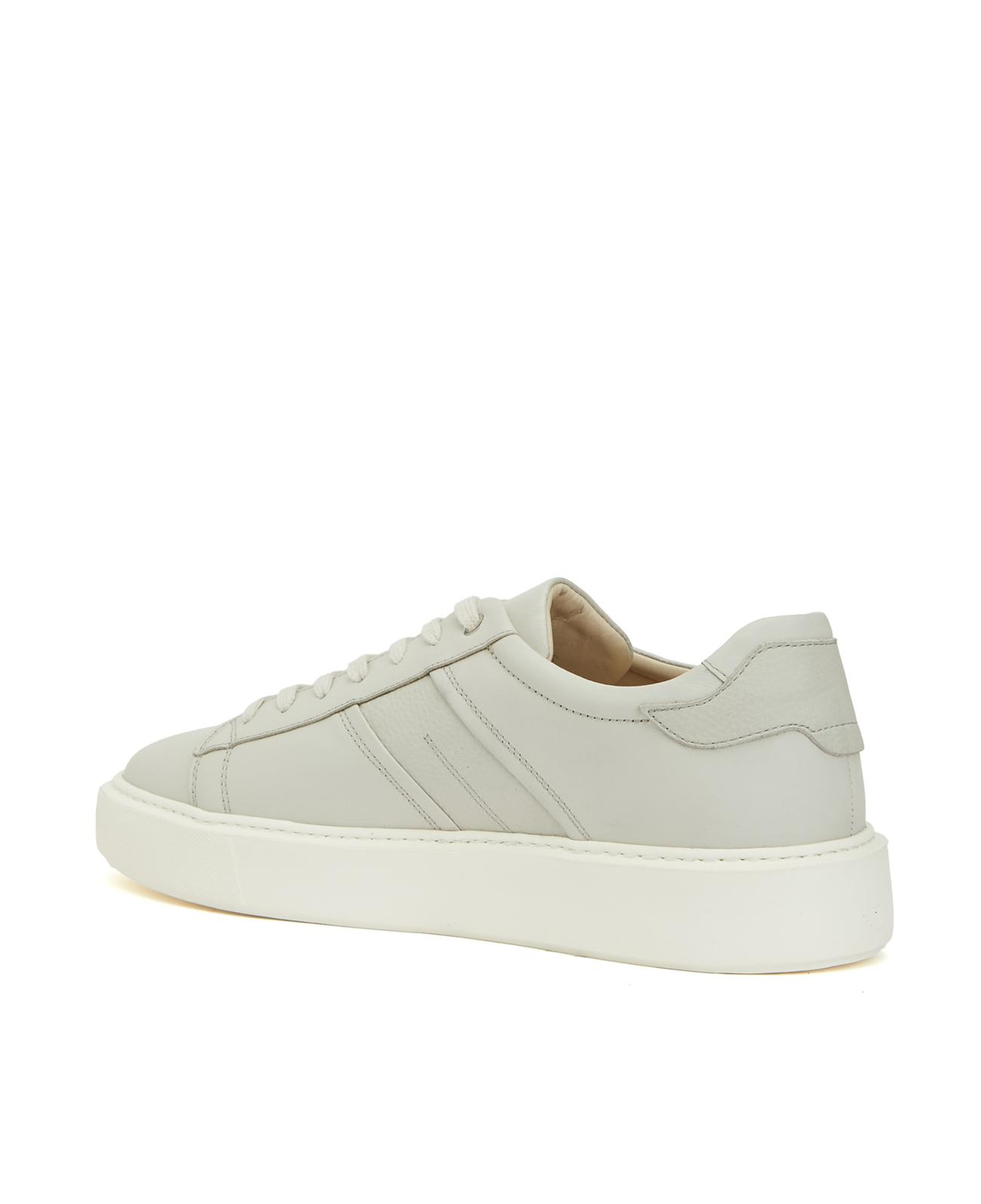 Divarese Erkek Kırık Beyaz Günlük Deri Sneaker