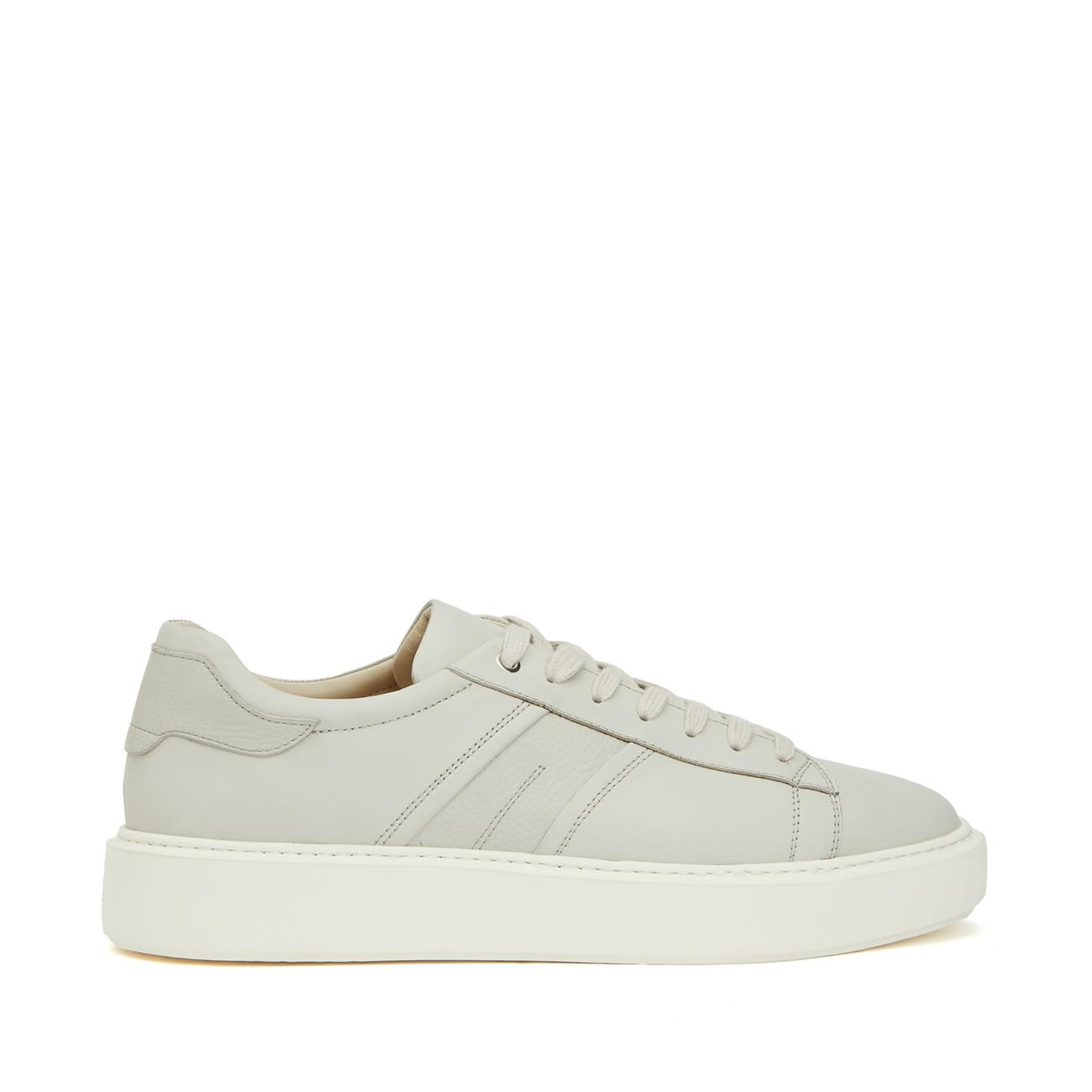 Divarese Erkek Kırık Beyaz Günlük Deri Sneaker