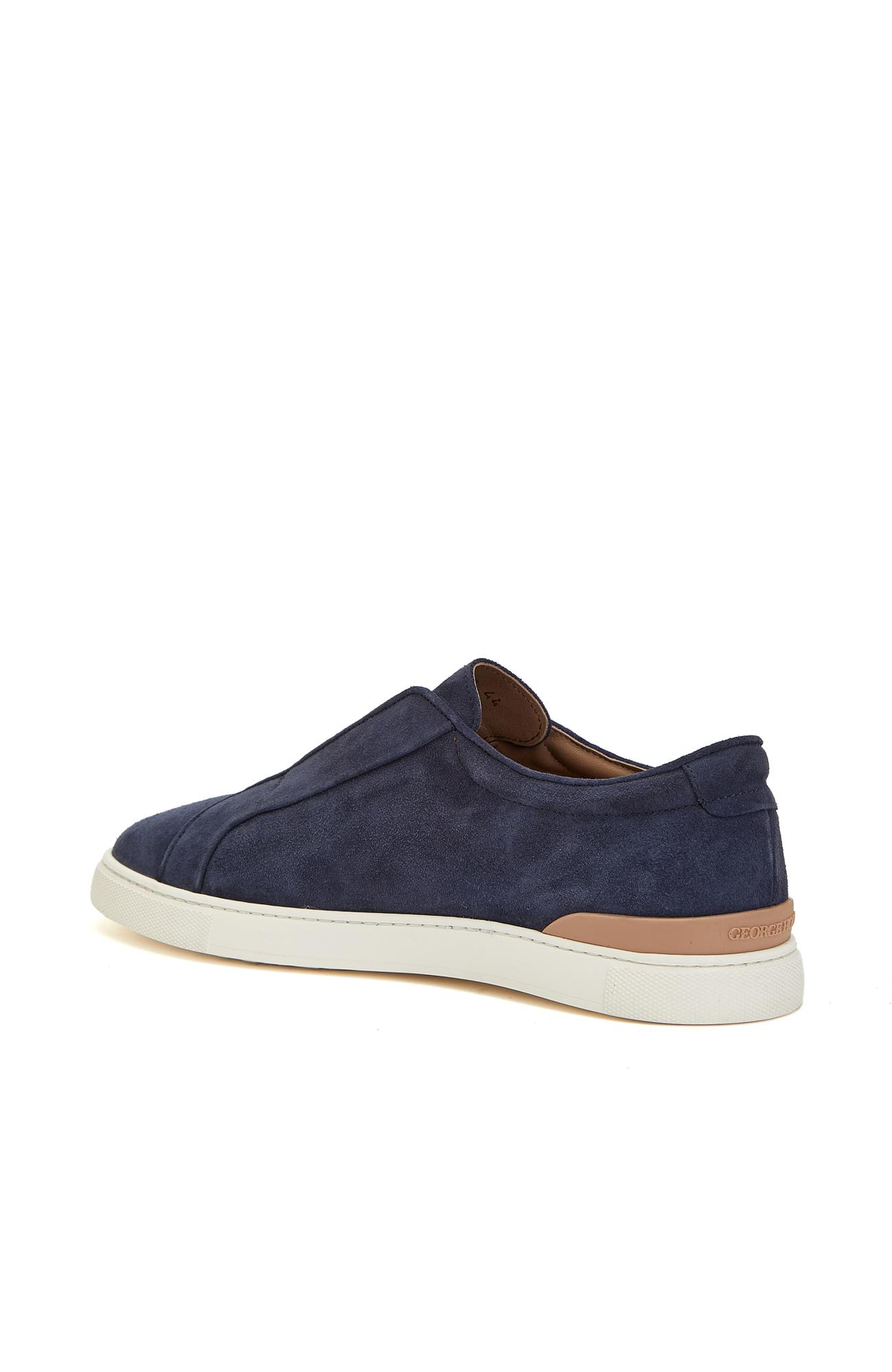 George Hogg Erkek Lacivert Günlük Deri Sneaker