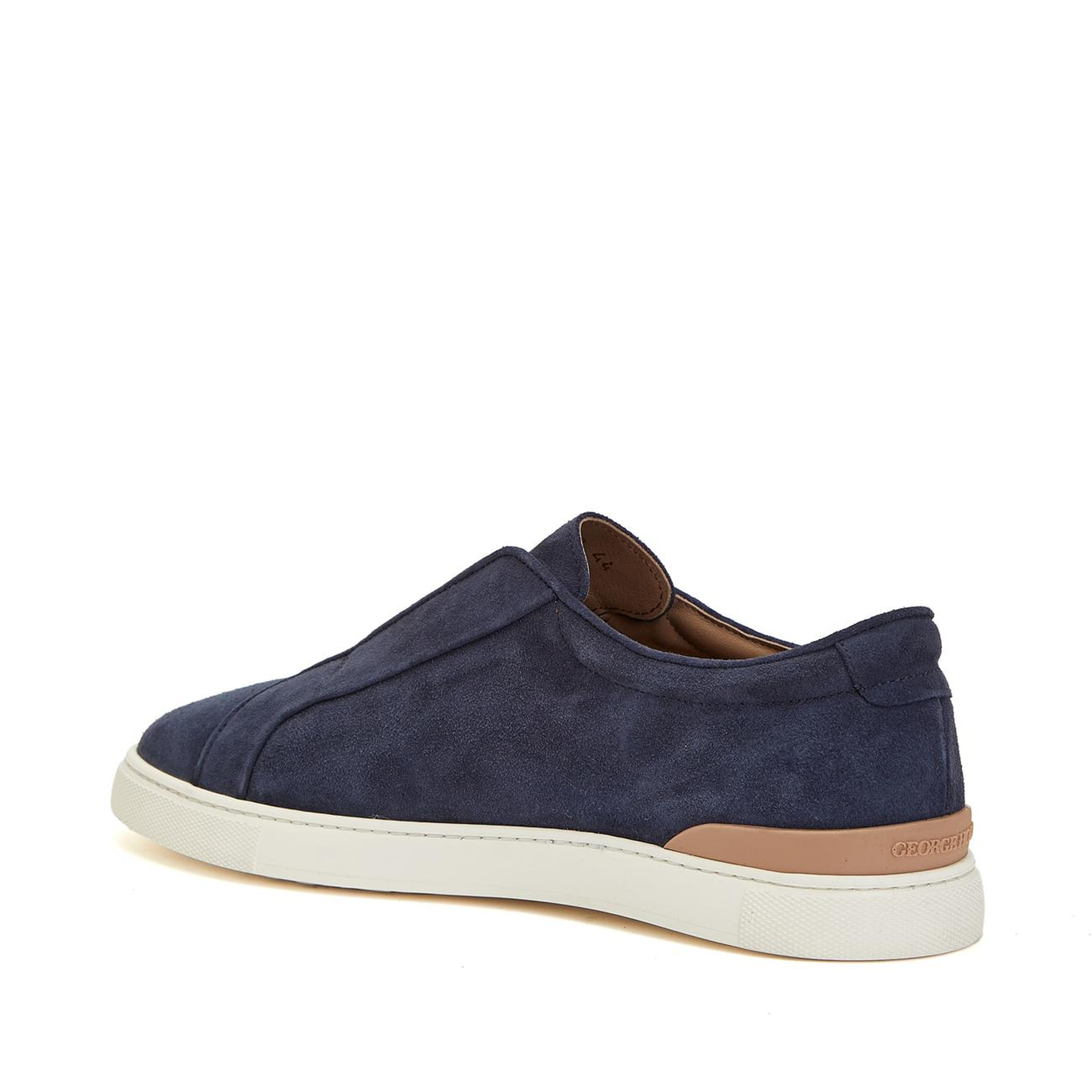George Hogg Erkek Lacivert Günlük Deri Sneaker