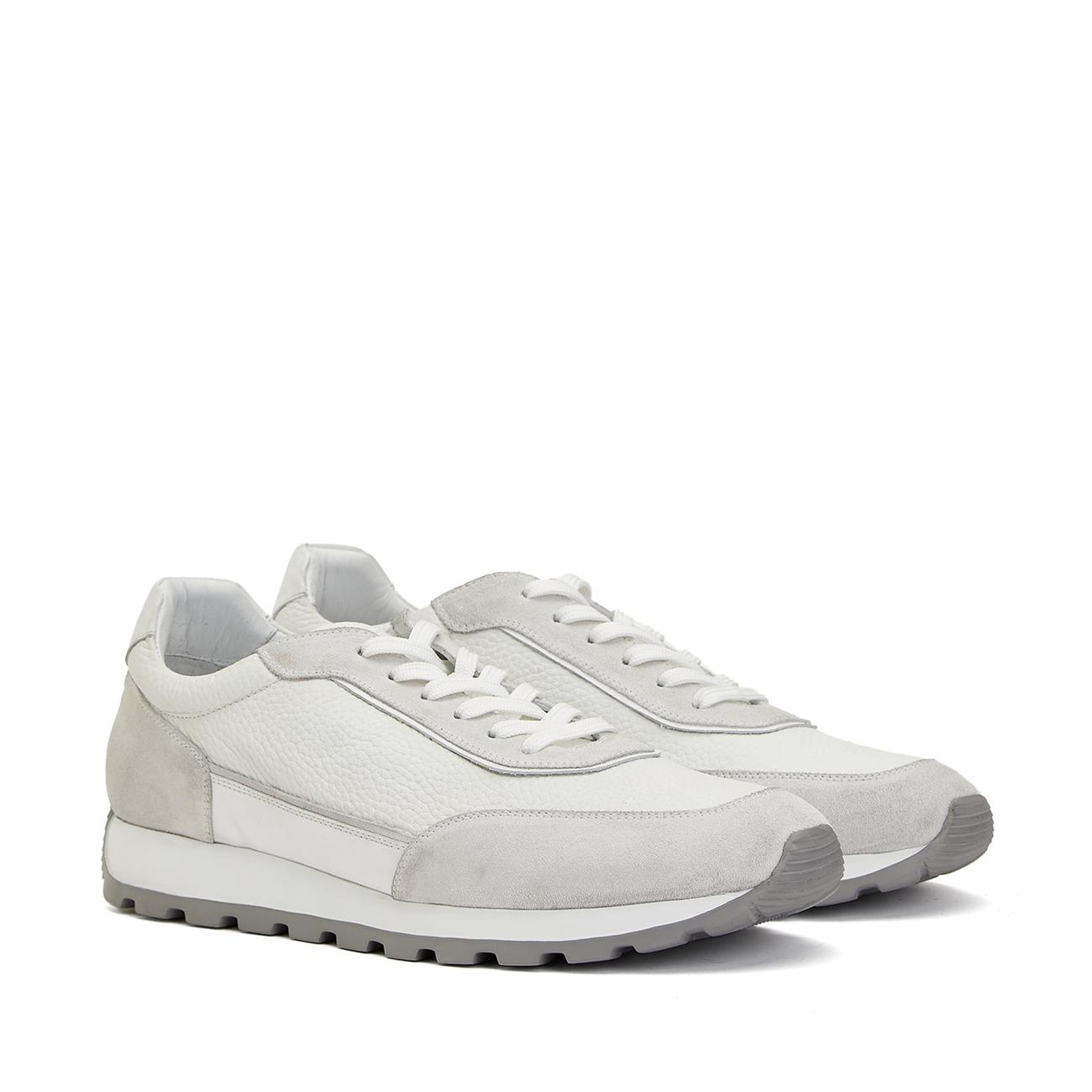 Divarese Erkek Beyaz Deri Sneaker