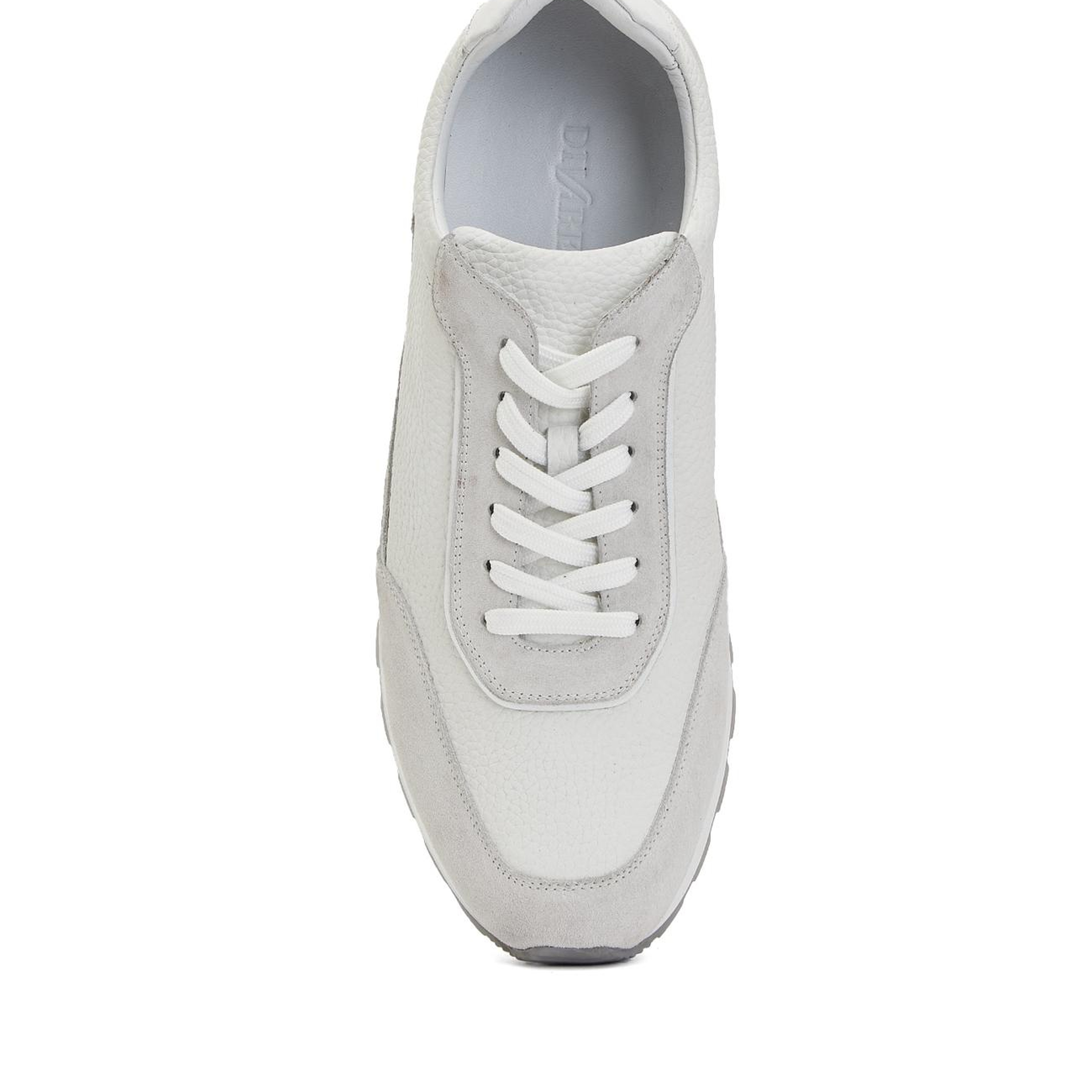Divarese Erkek Beyaz Deri Sneaker