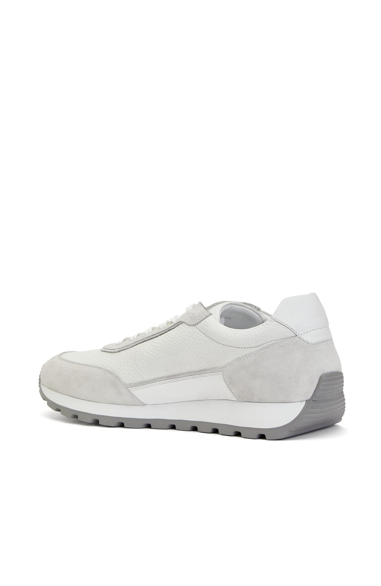 Divarese Erkek Beyaz Deri Sneaker