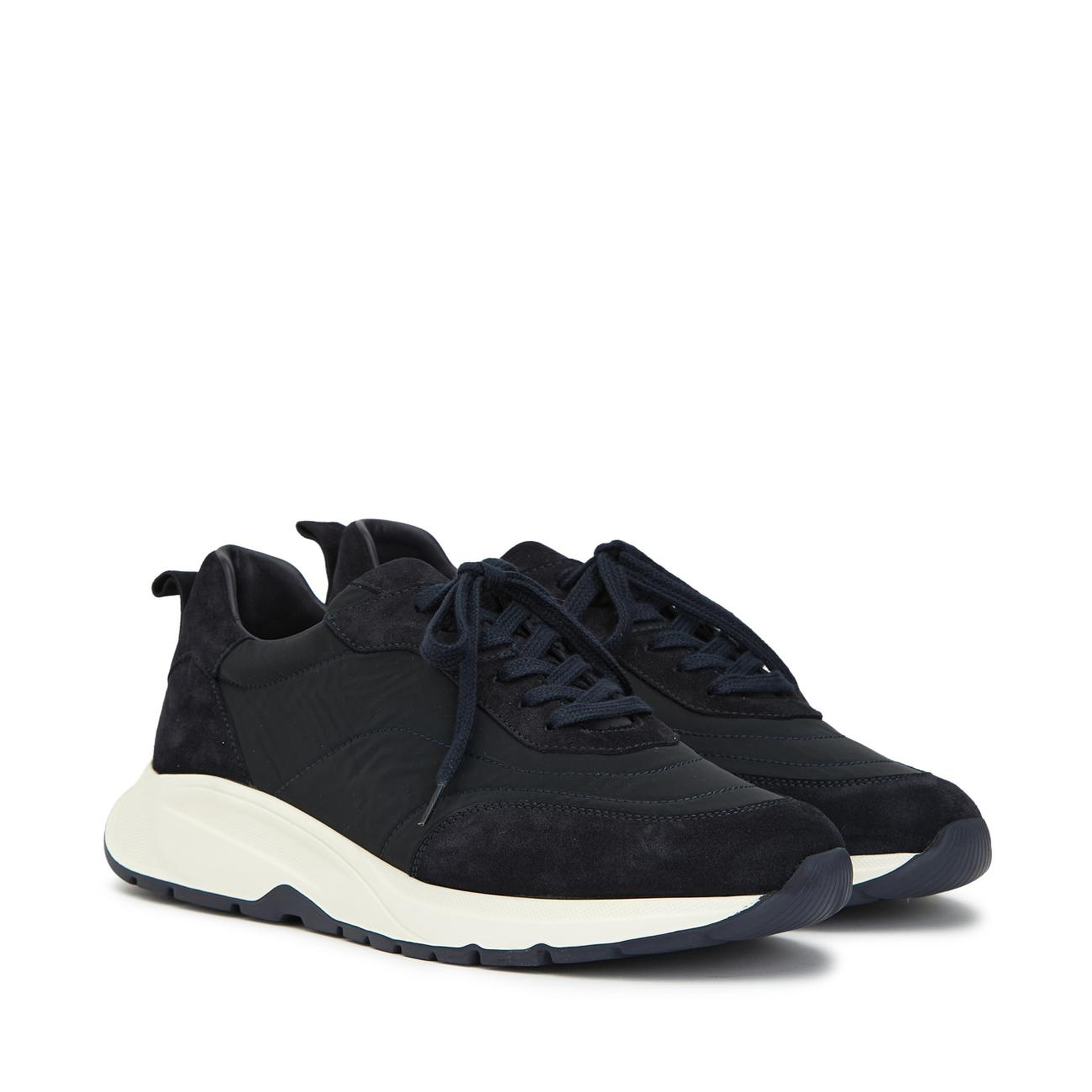 Divarese Erkek Lacivert Deri Sneaker