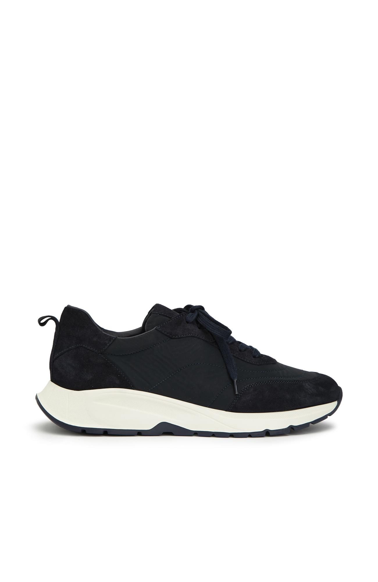 Divarese Erkek Lacivert Deri Sneaker