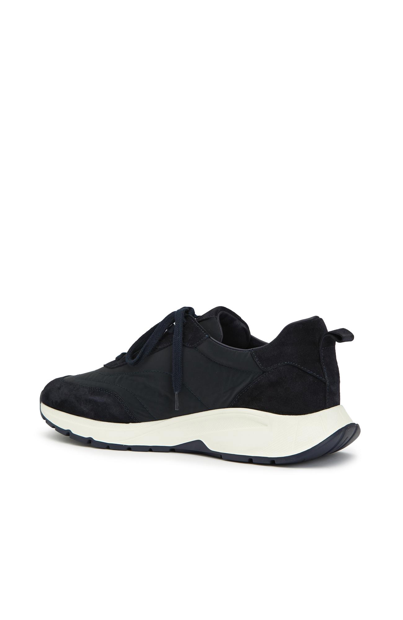 Divarese Erkek Lacivert Deri Sneaker