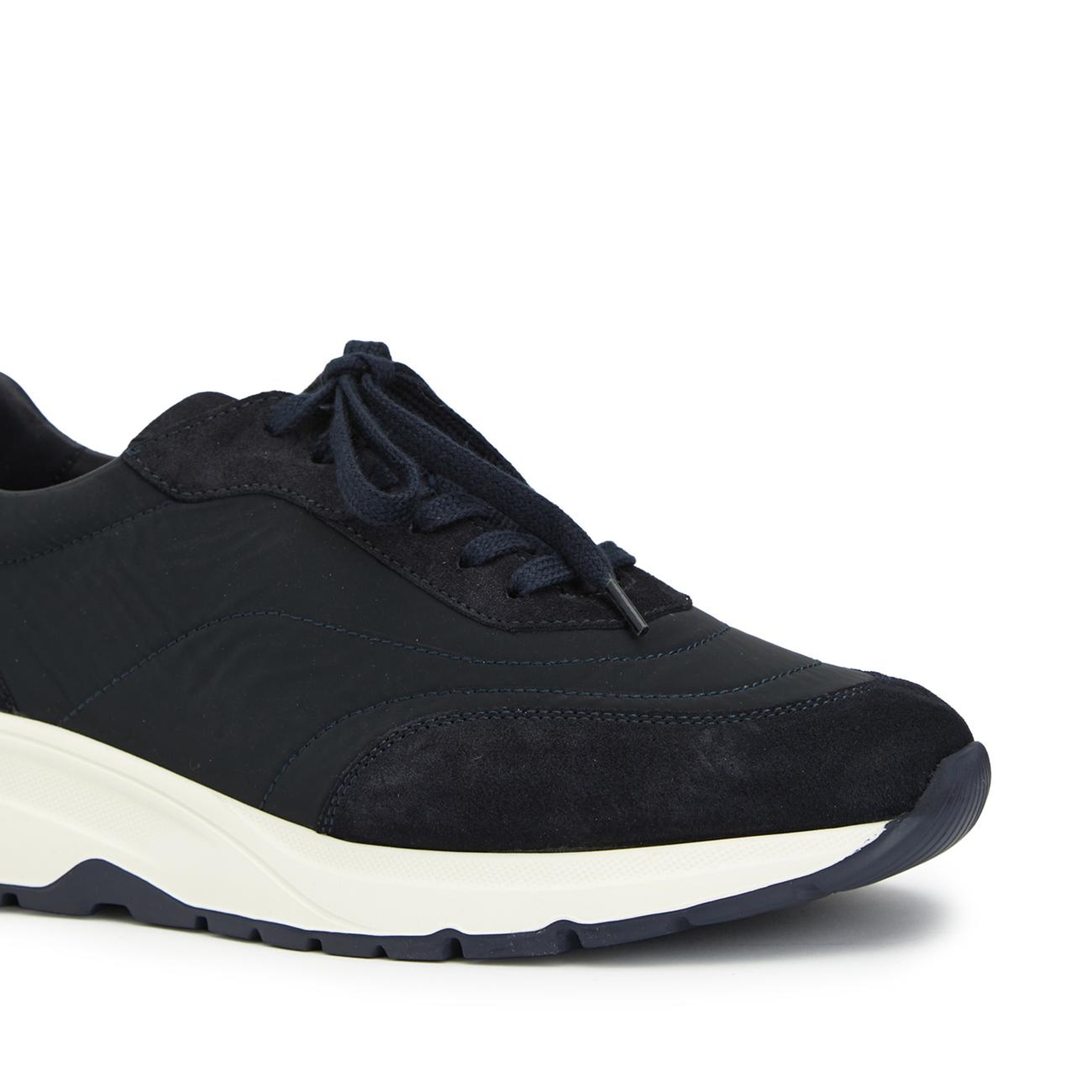 Divarese Erkek Lacivert Deri Sneaker