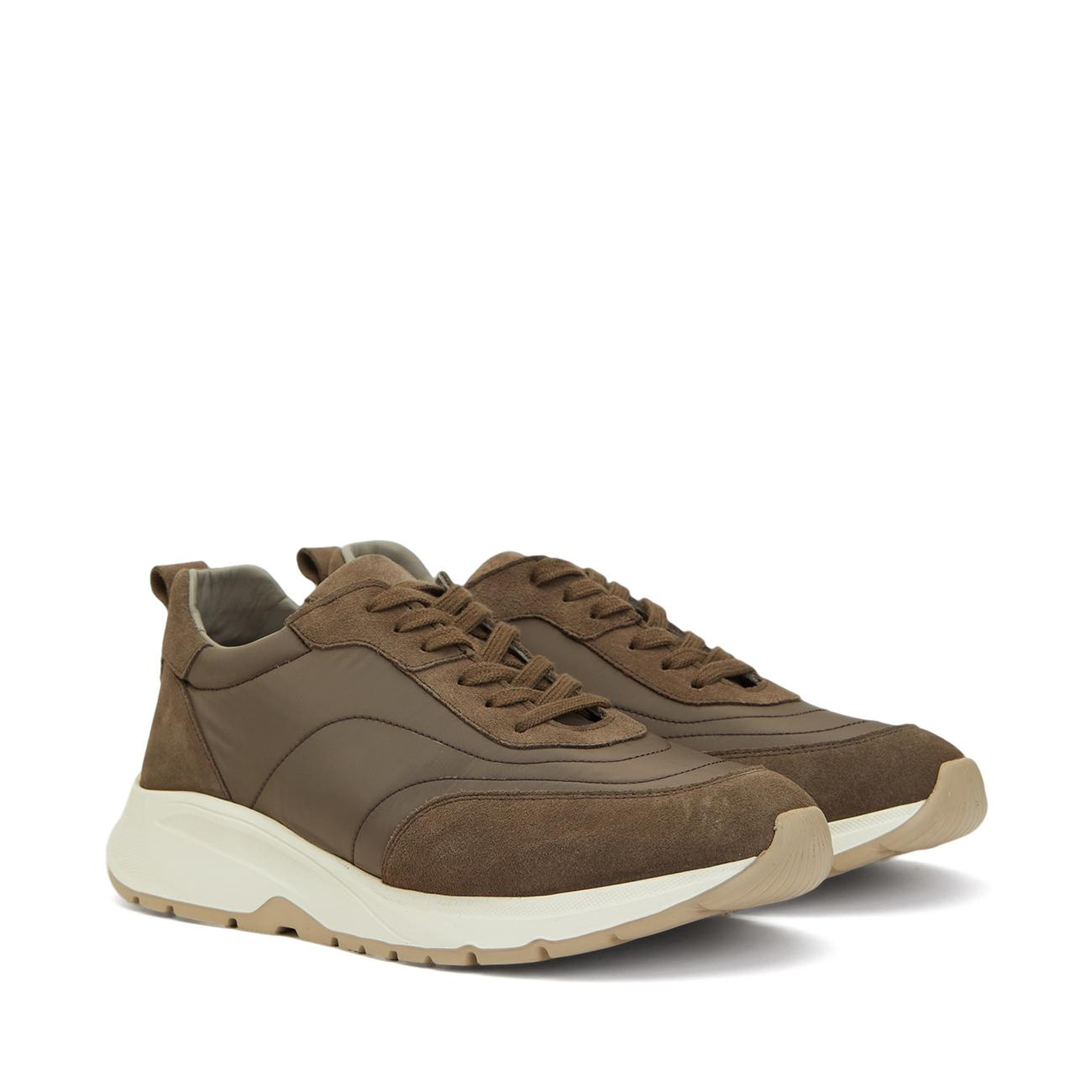 Divarese Erkek Vizon Deri Sneaker