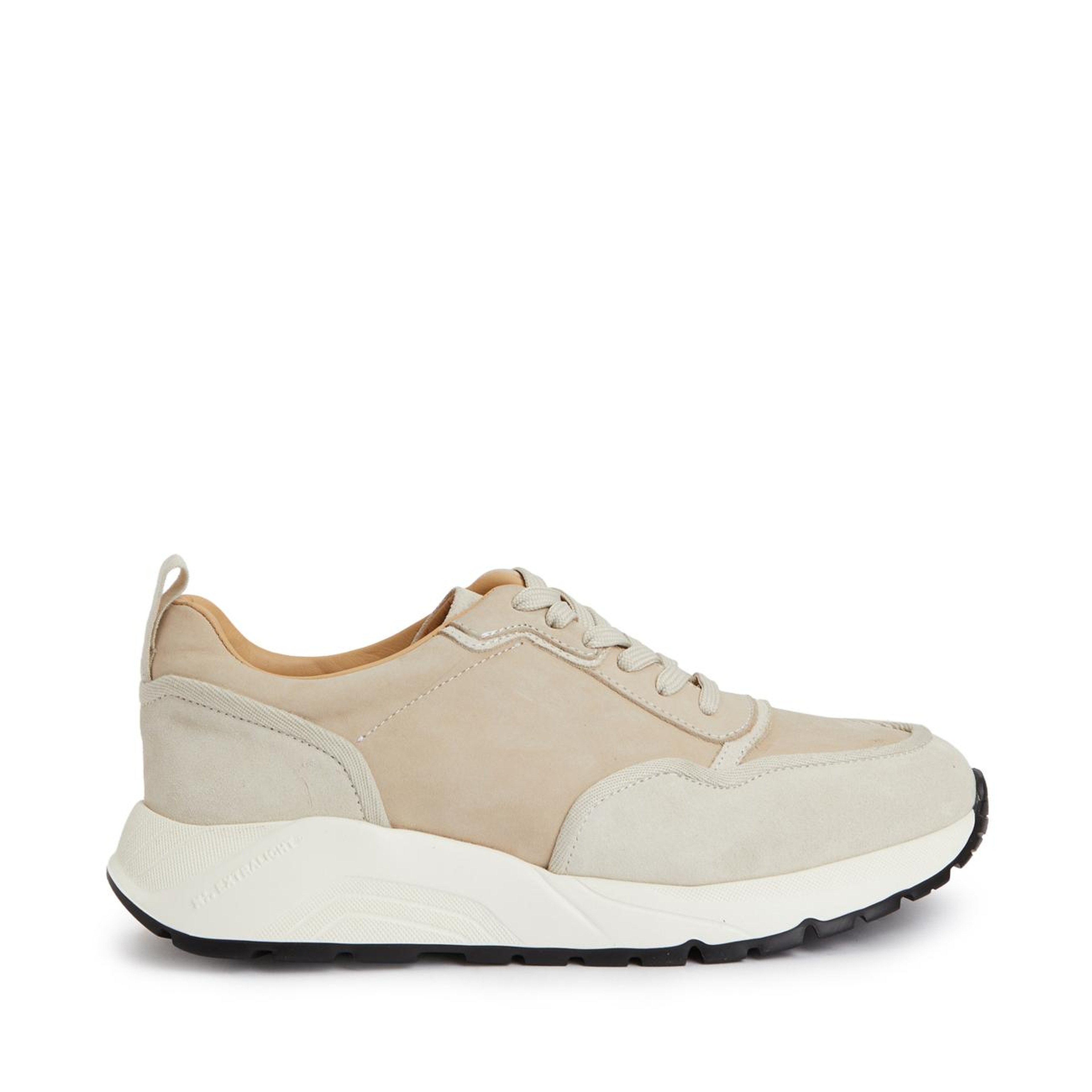 George Hogg Erkek Bej Deri Sneaker