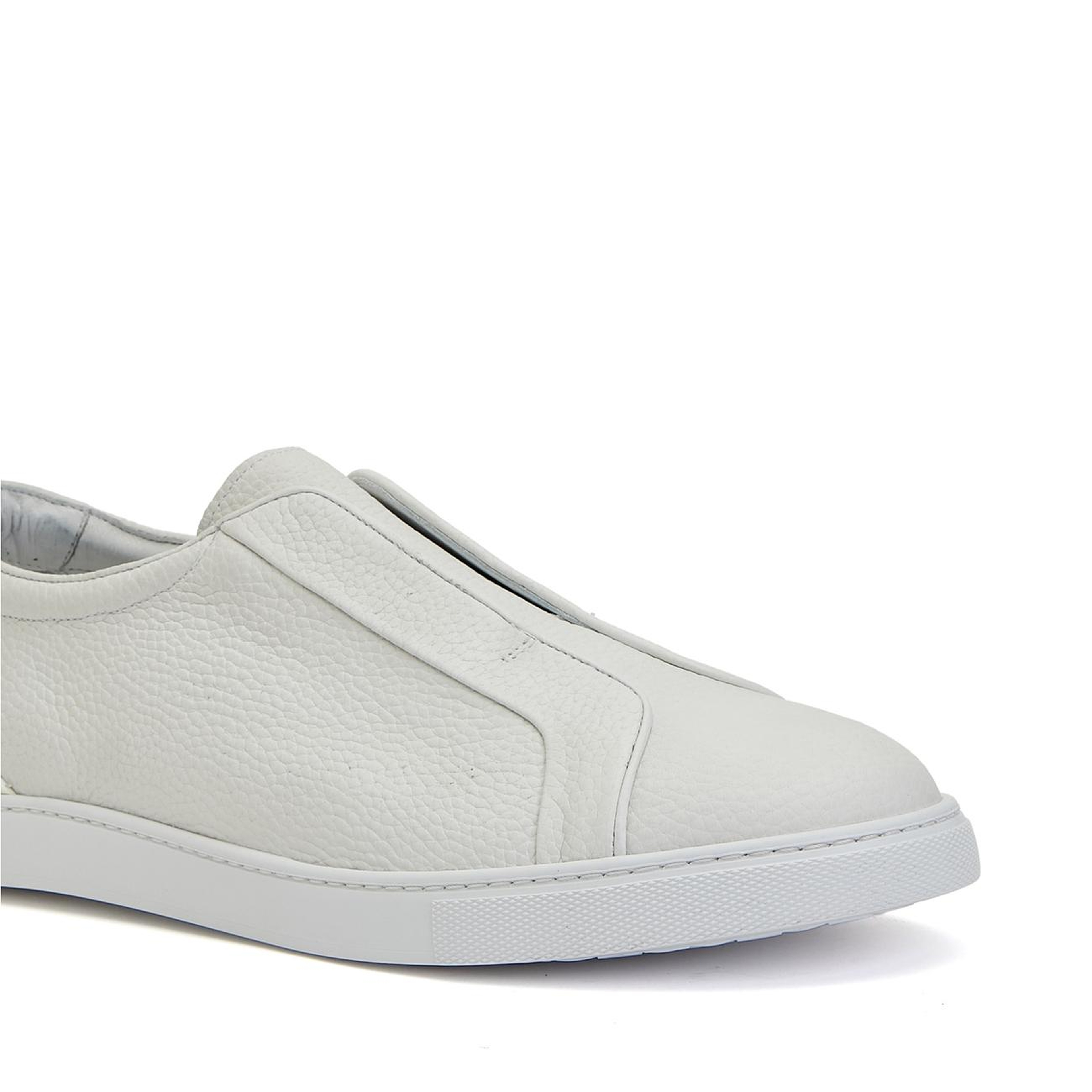 George Hogg Erkek Beyaz Günlük Rahat Deri Sneaker