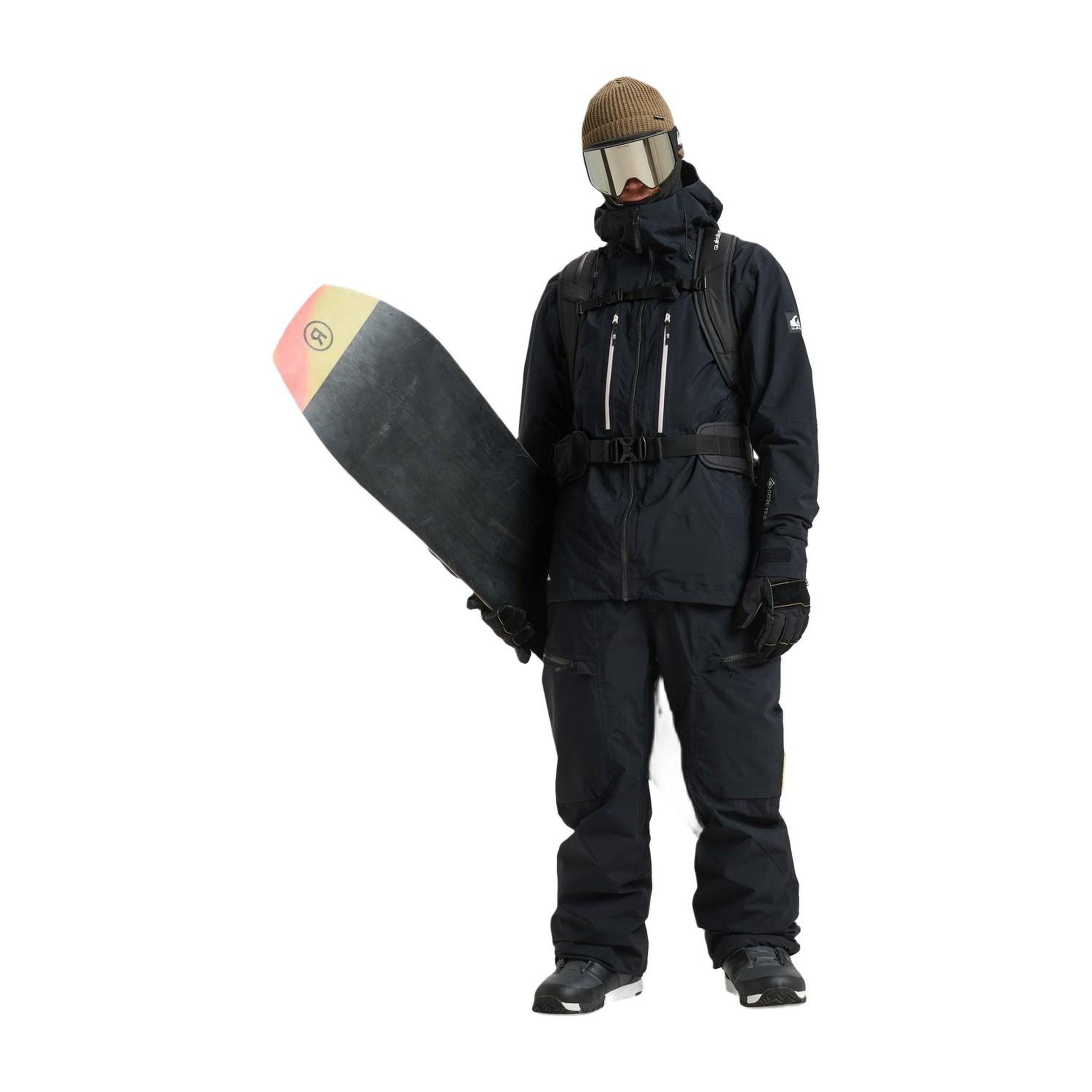Quiksilver Pro Path Gore-Tex Erkek Siyah Snowboard Ceketi