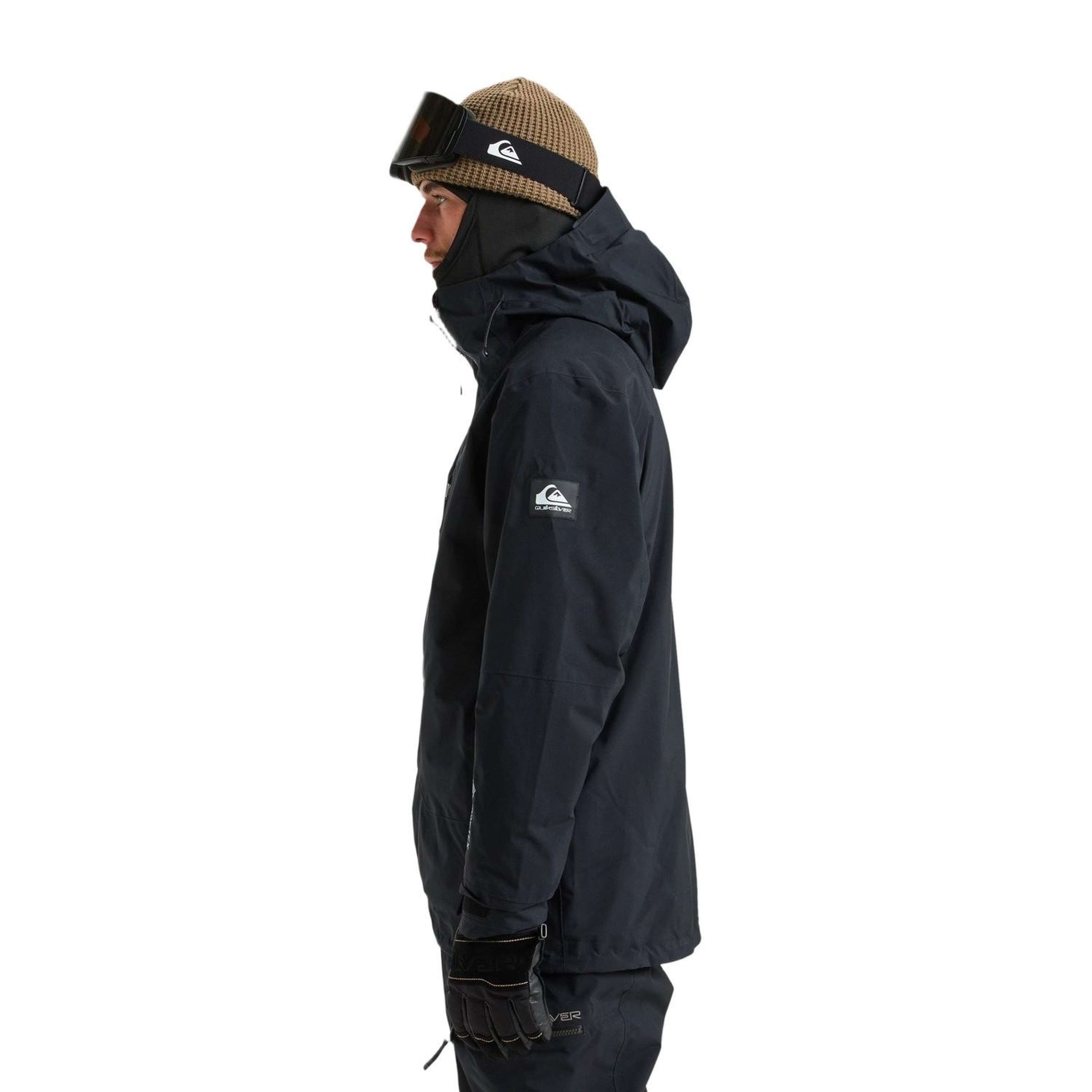 Quiksilver Pro Path Gore-Tex Erkek Siyah Snowboard Ceketi
