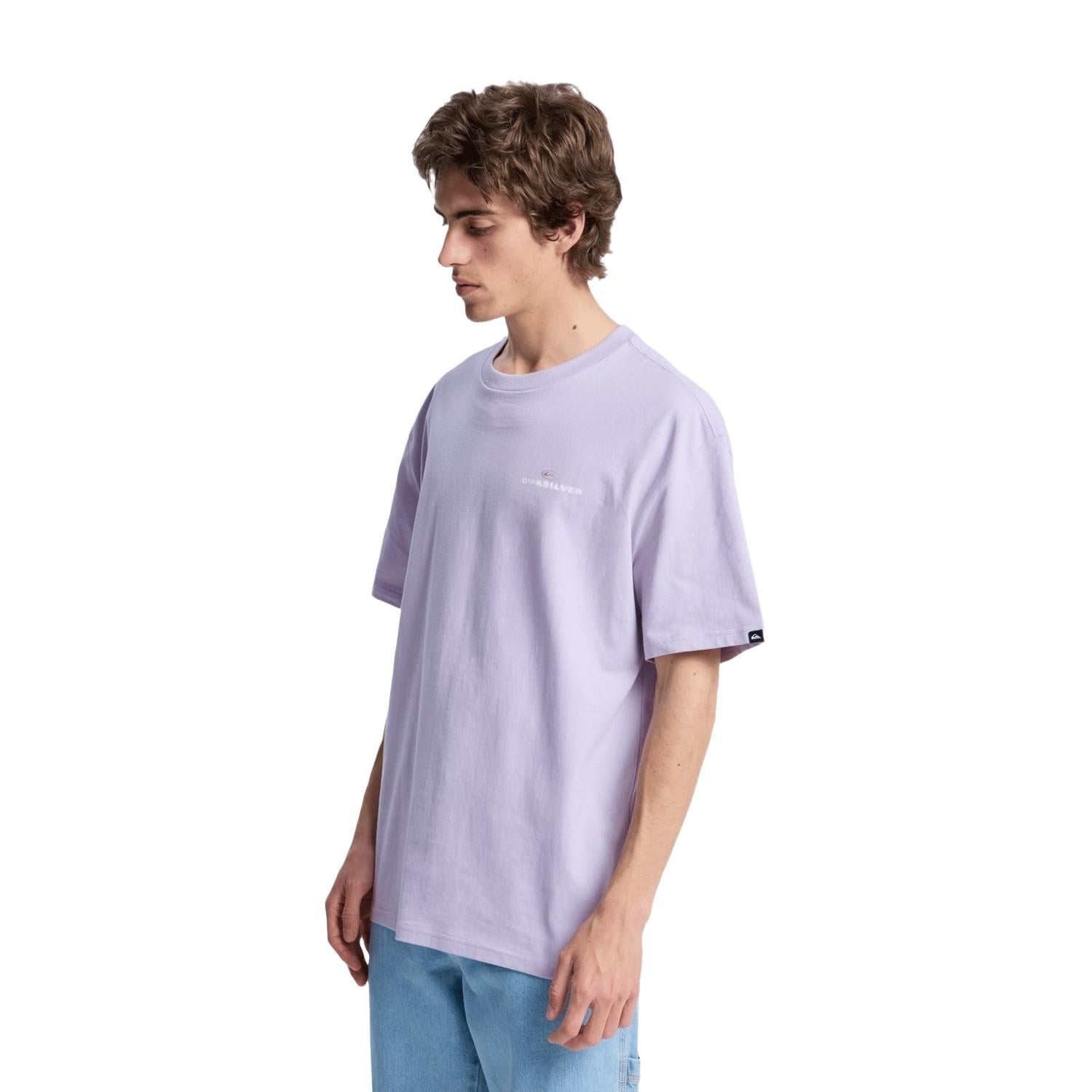Quiksilver Upside Do Erkek Mor Tişört