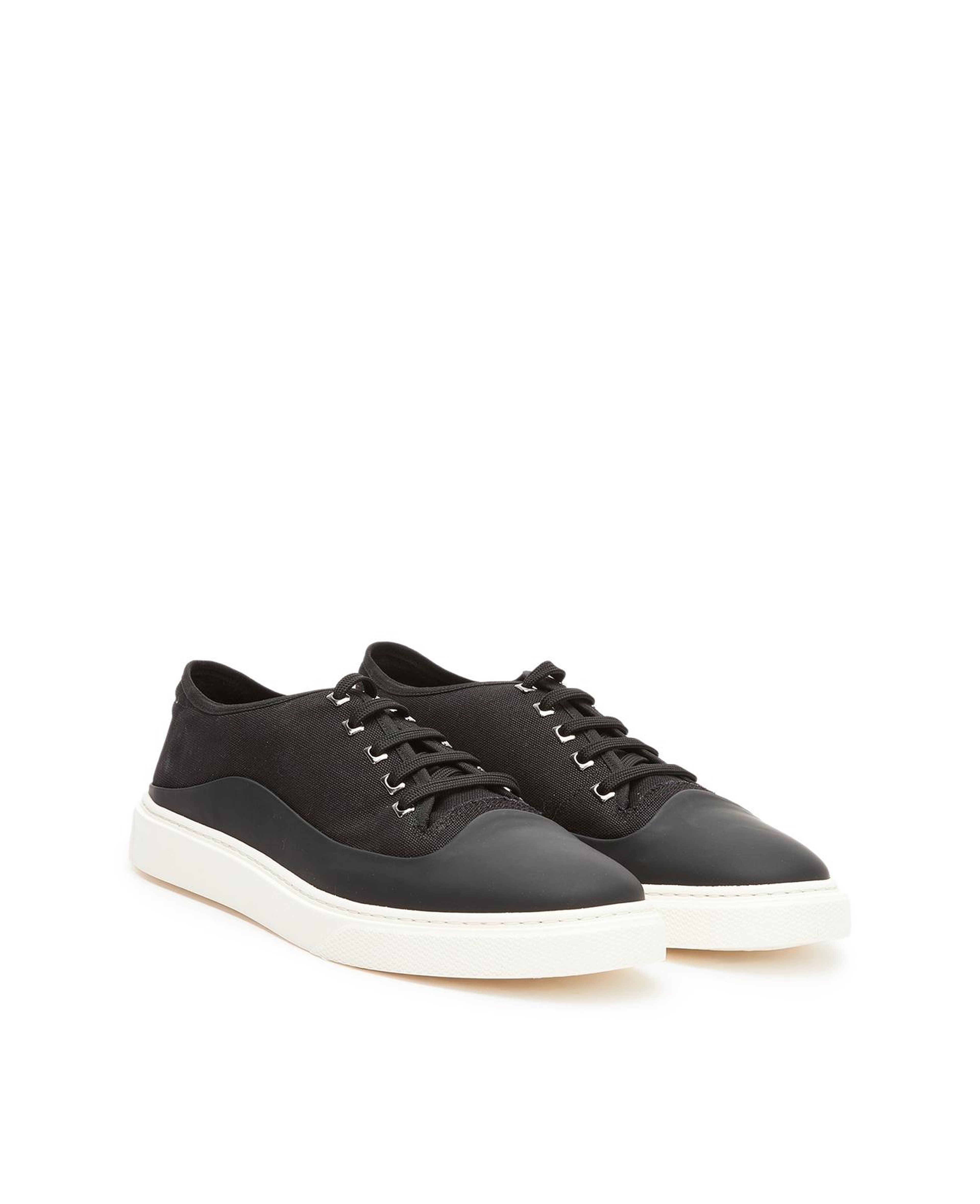 Divarese Erkek Siyah Bağcıklı Deri Sneaker