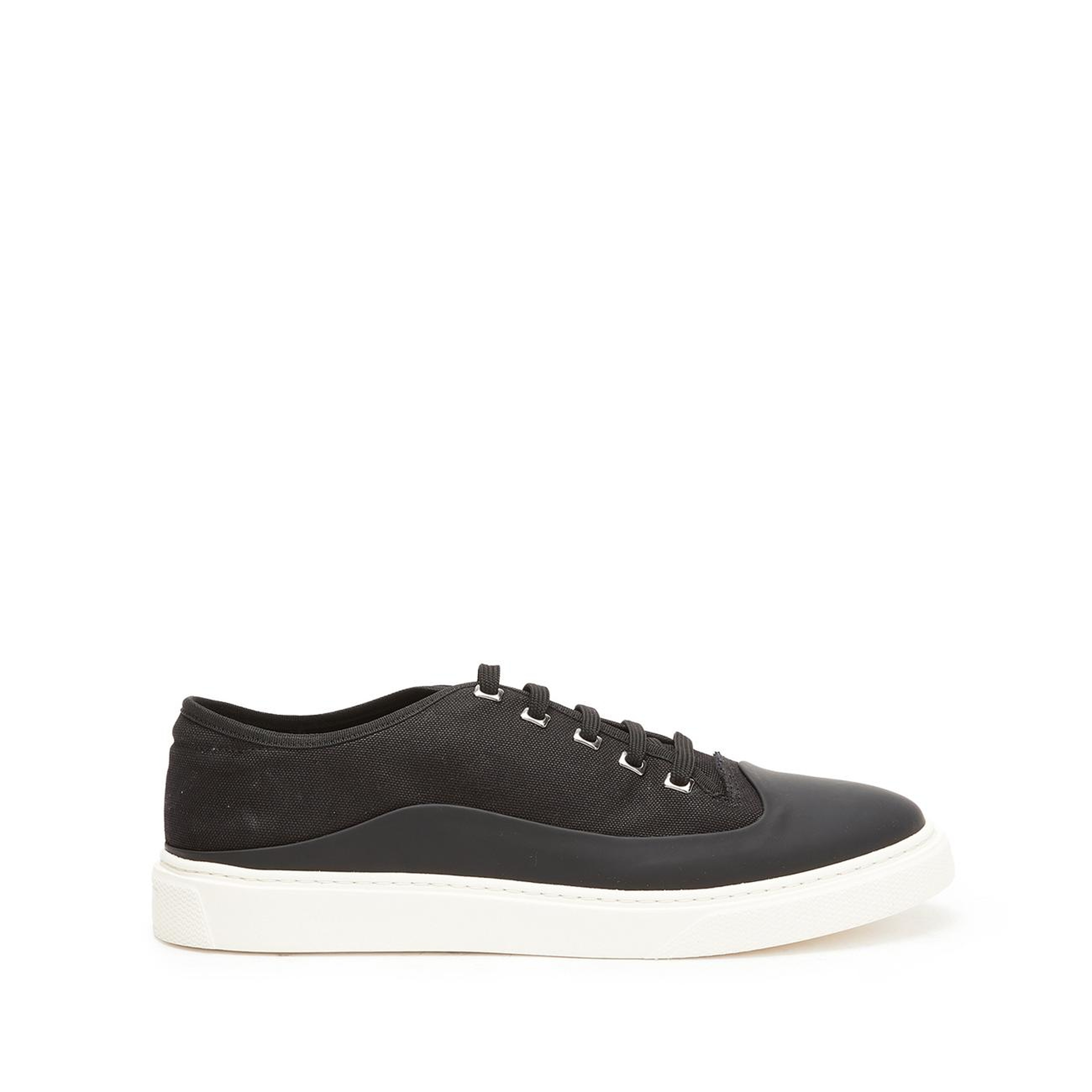 Divarese Erkek Siyah Bağcıklı Deri Sneaker