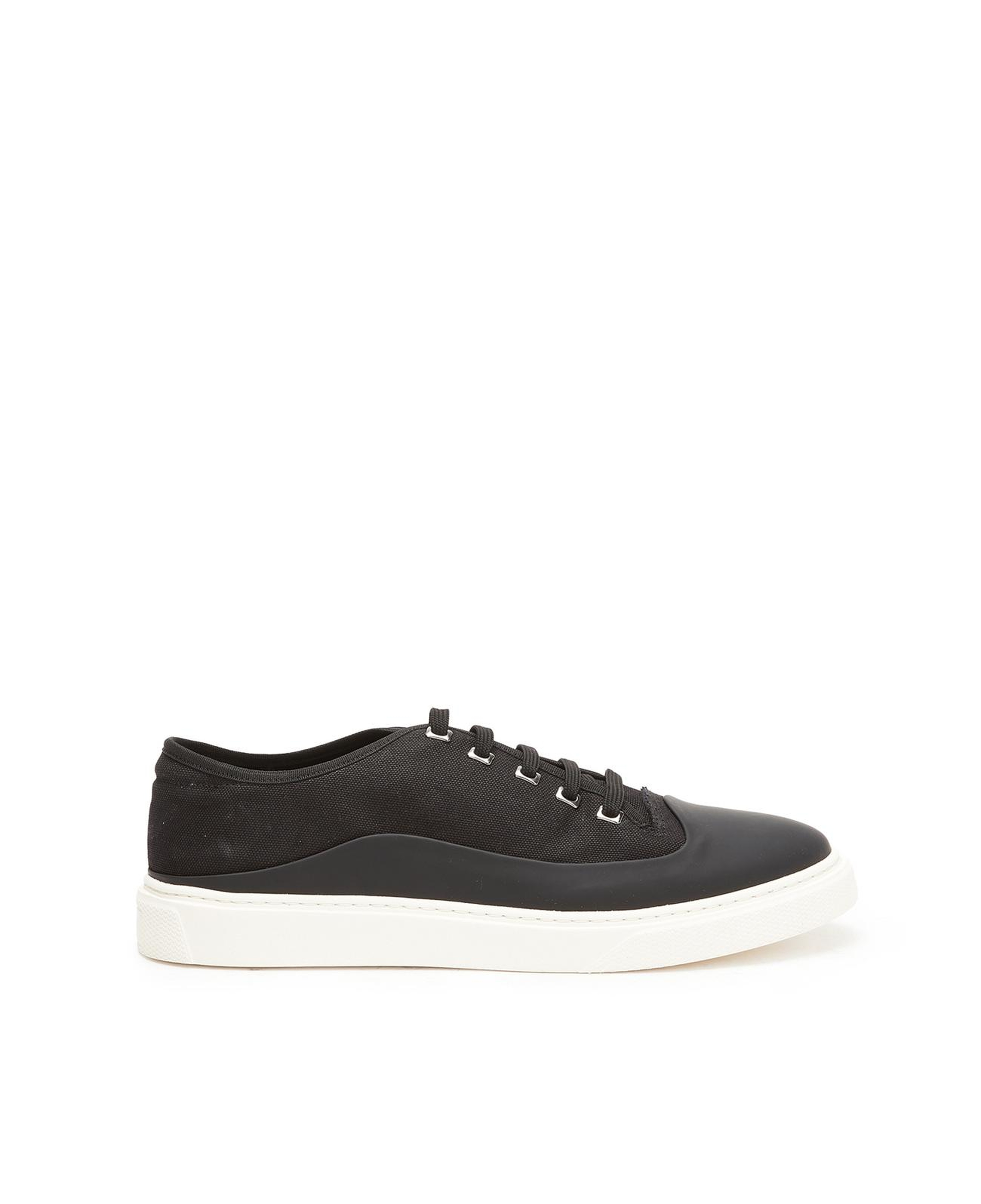 Divarese Erkek Siyah Bağcıklı Deri Sneaker
