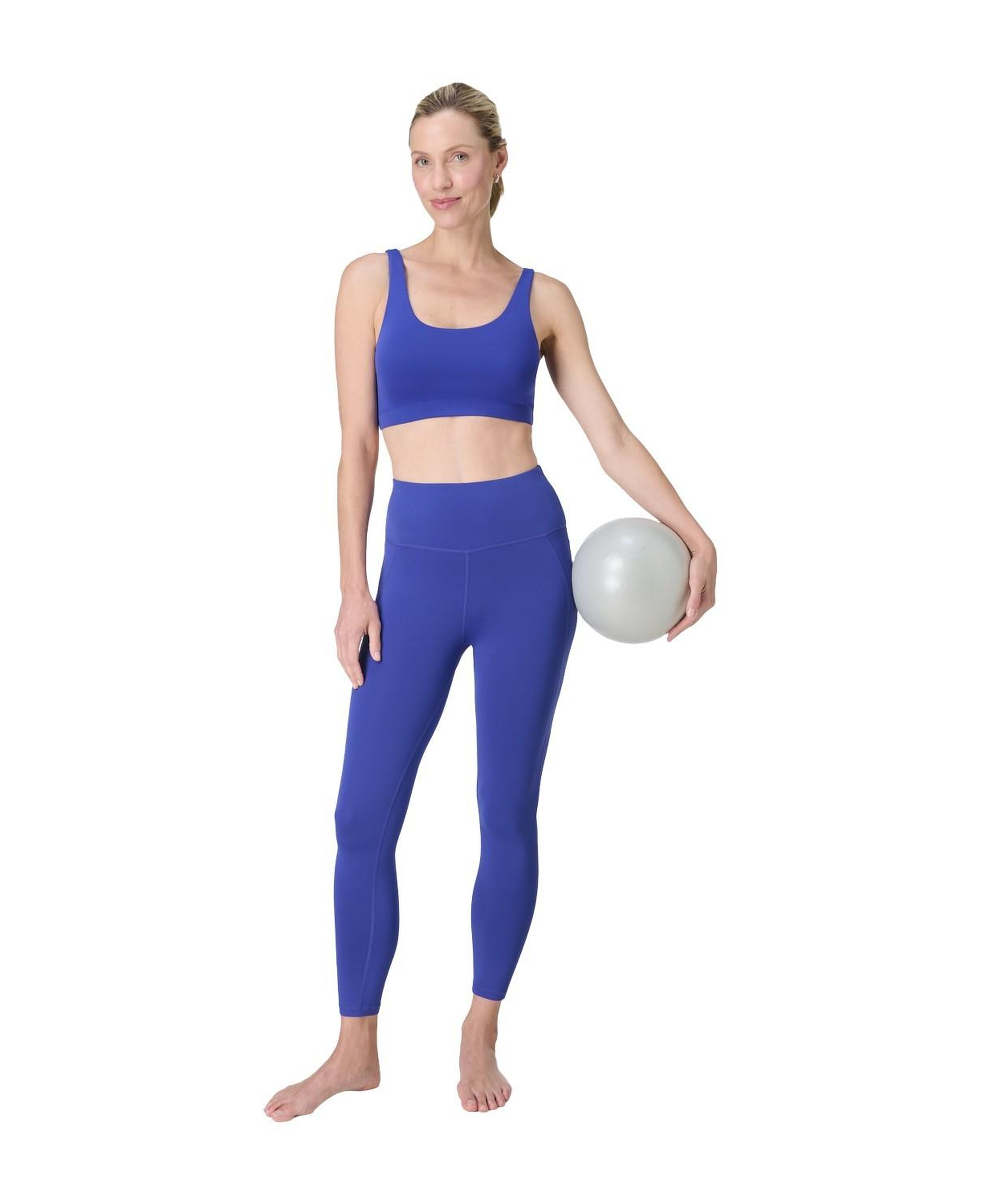 Sweaty Betty All Day 78 Leggings Kadın Mavi Tayt