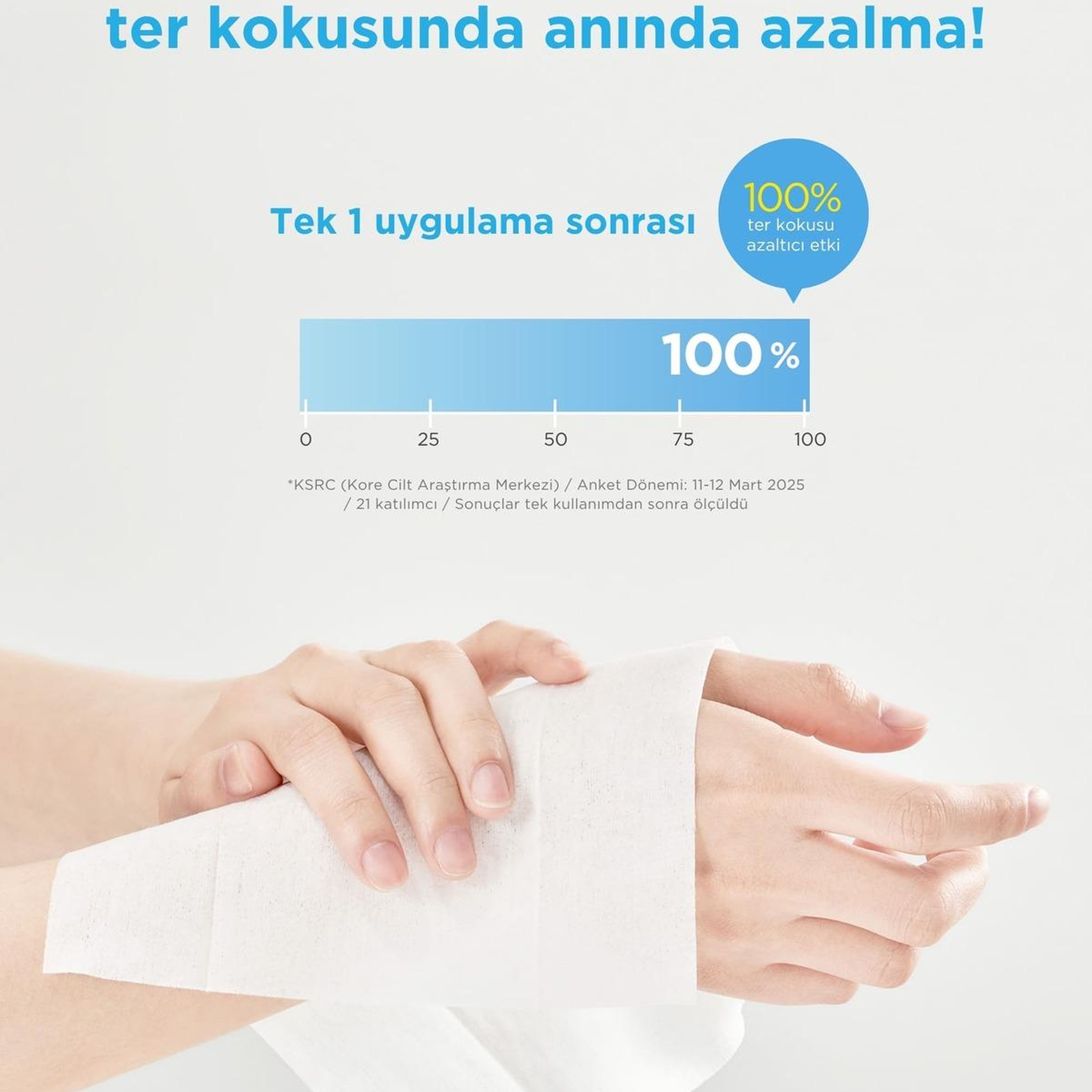 Ariul Smooth & Pure Cotton Cooling Deo Tissue (20 pcs) - Cilt Serinletici, Koku Önleyen & Multi Fonksiyonel Vegan Deodorant Mendil