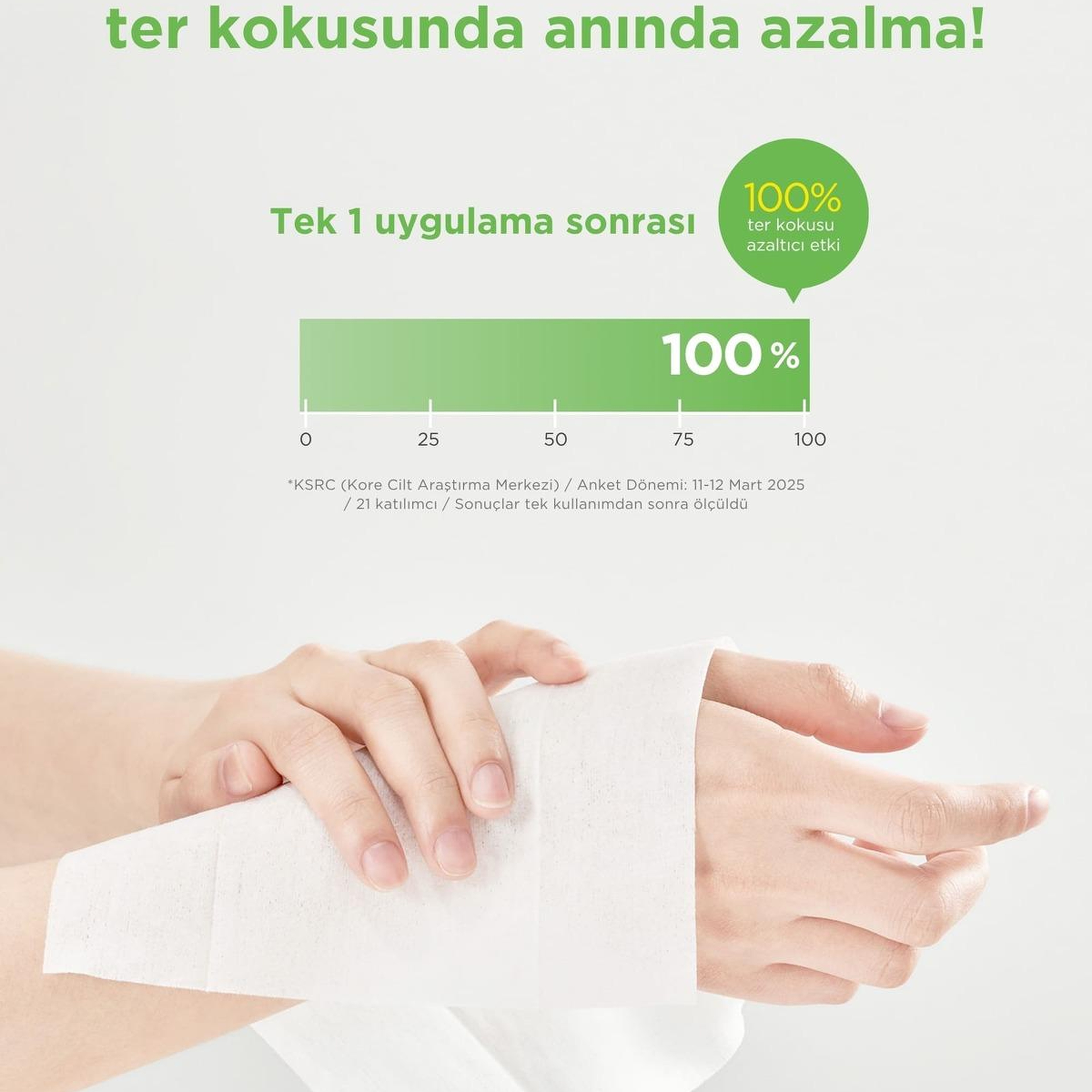 Ariul Smooth & Pure Fresh Cooling Deo Tissue (20 pcs) - Cilt Serinletici, Turunçgil Kokulu & Multi Fonksiyonel Vegan Deodorant Mendil