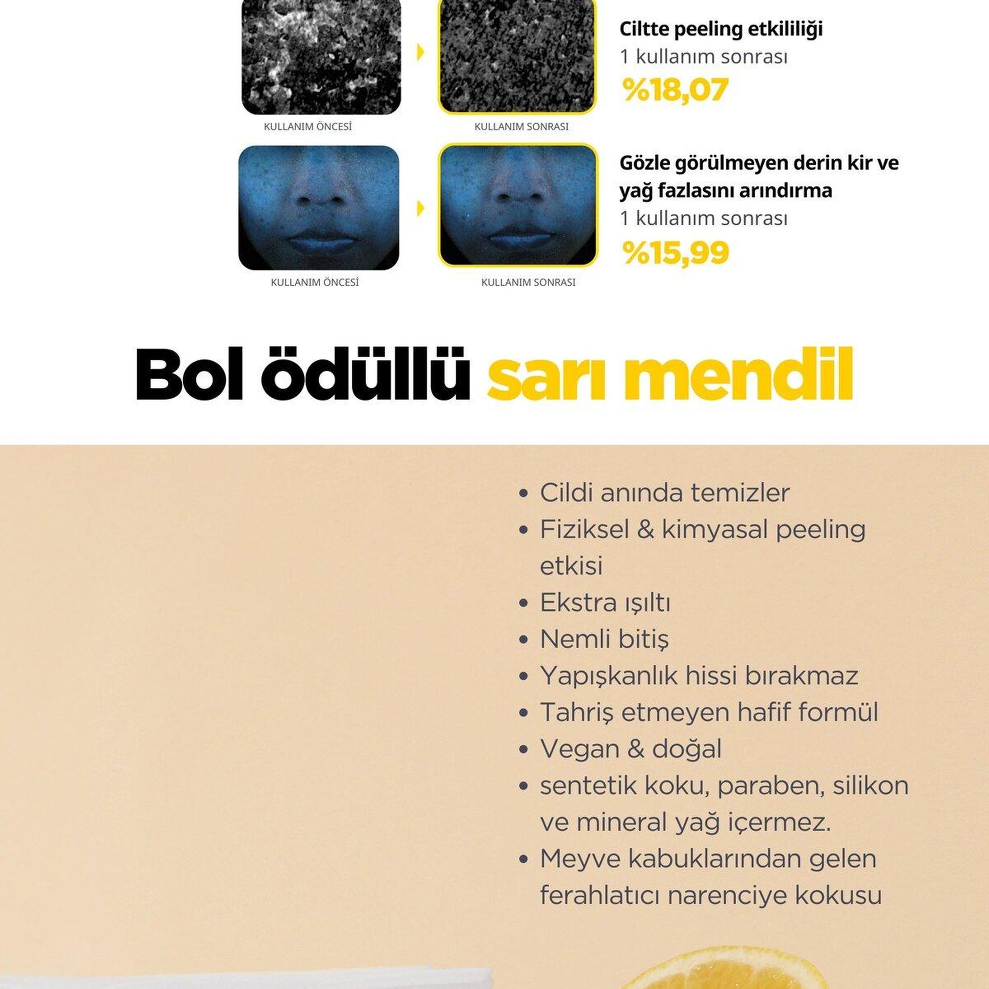 Ariul The Perfect Cleansing Tissue Plus (100 Sheets) - Tek Adımda Cilt ve Makyaj Temizleme Mendili (100 Adet)