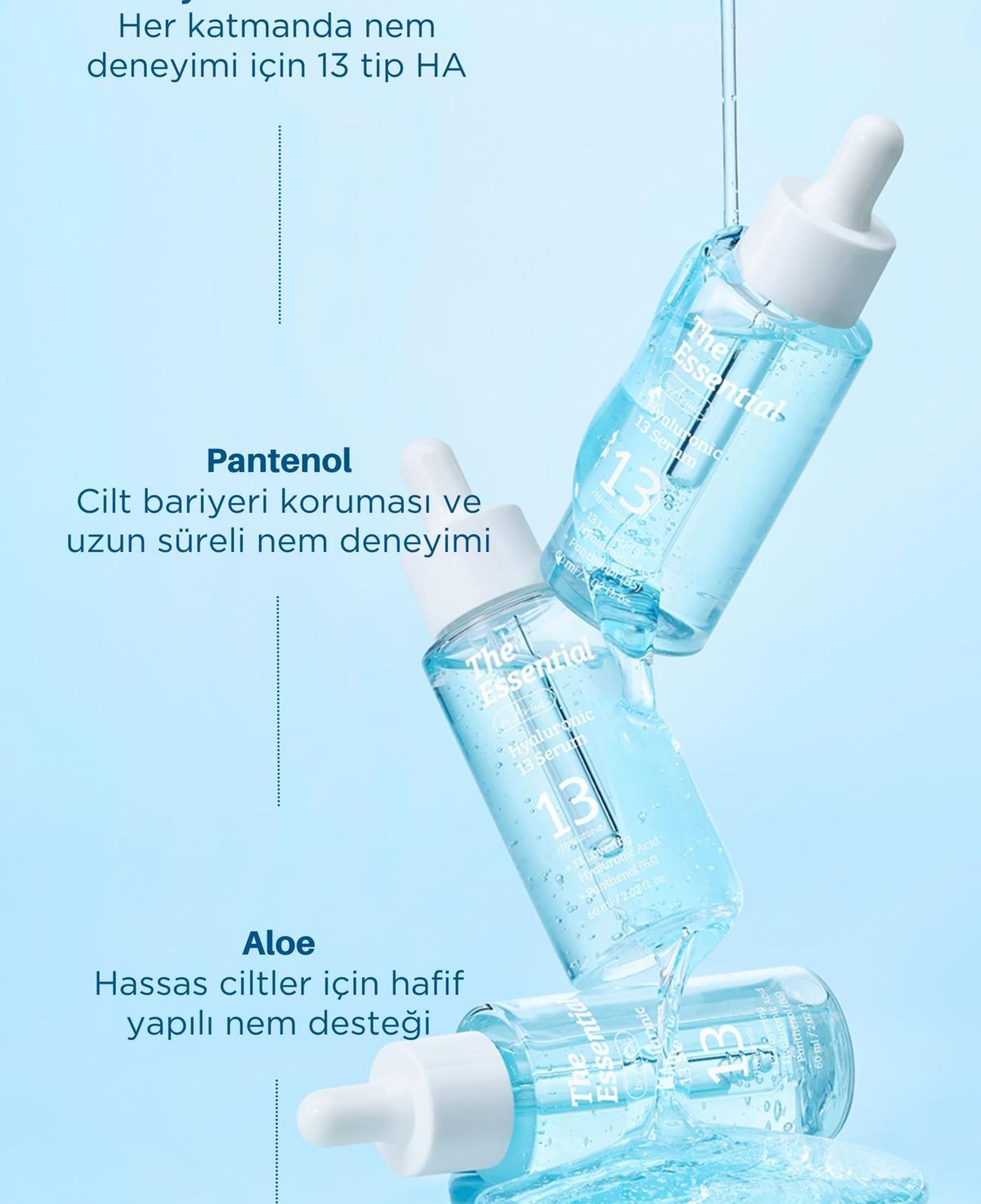 Ariul The Essential By Ariul Hyaluronic 13 Serum - 13 Tip Hyalüronik Asit İçeren Yoğun Nem Serumu