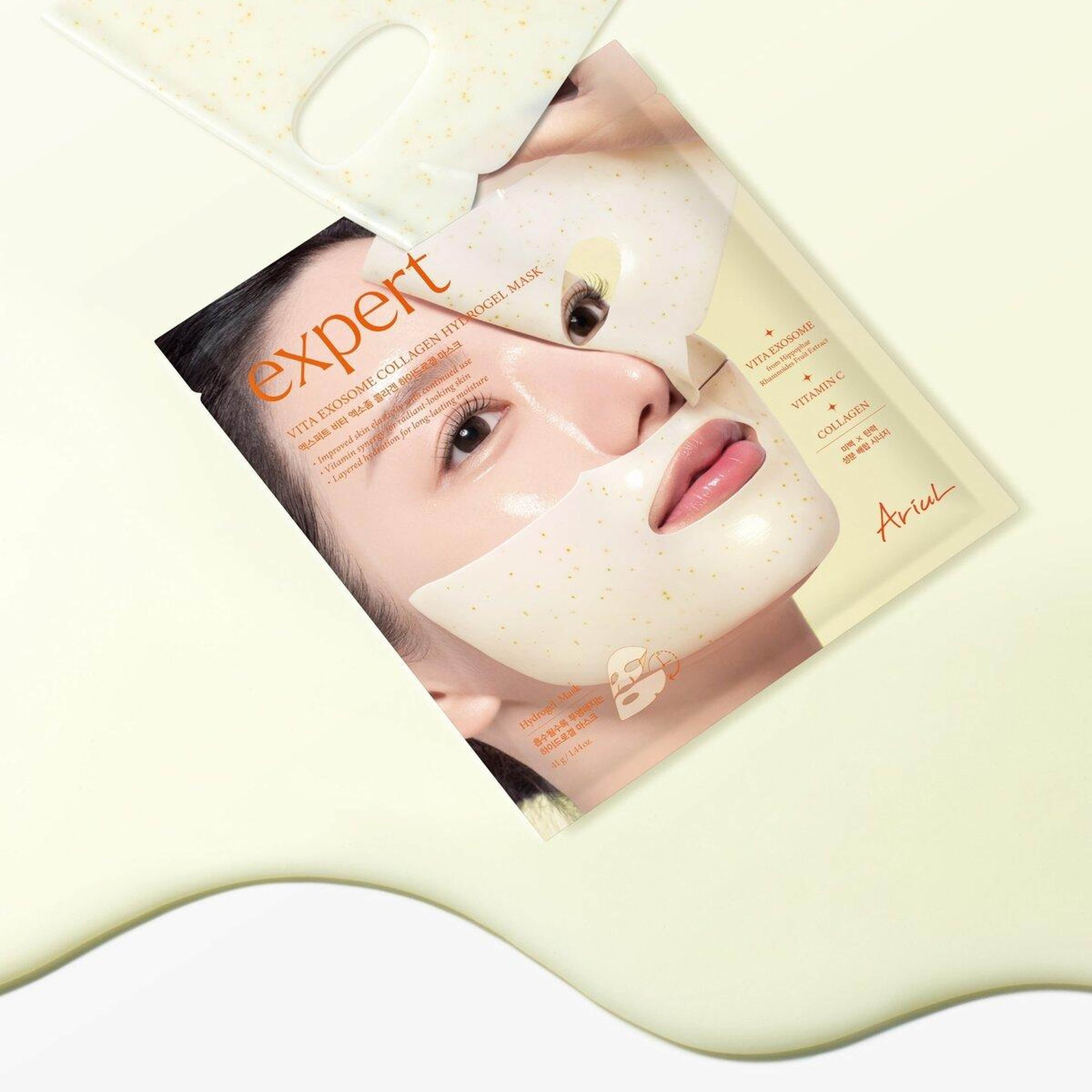 Ariul Expert Vita Exosome Collagen Hydrogel Mask (Set Of 4) - Vitamin & Eksozom Kolajen Yenileyici Hidrojel Maske (4’lü Set)