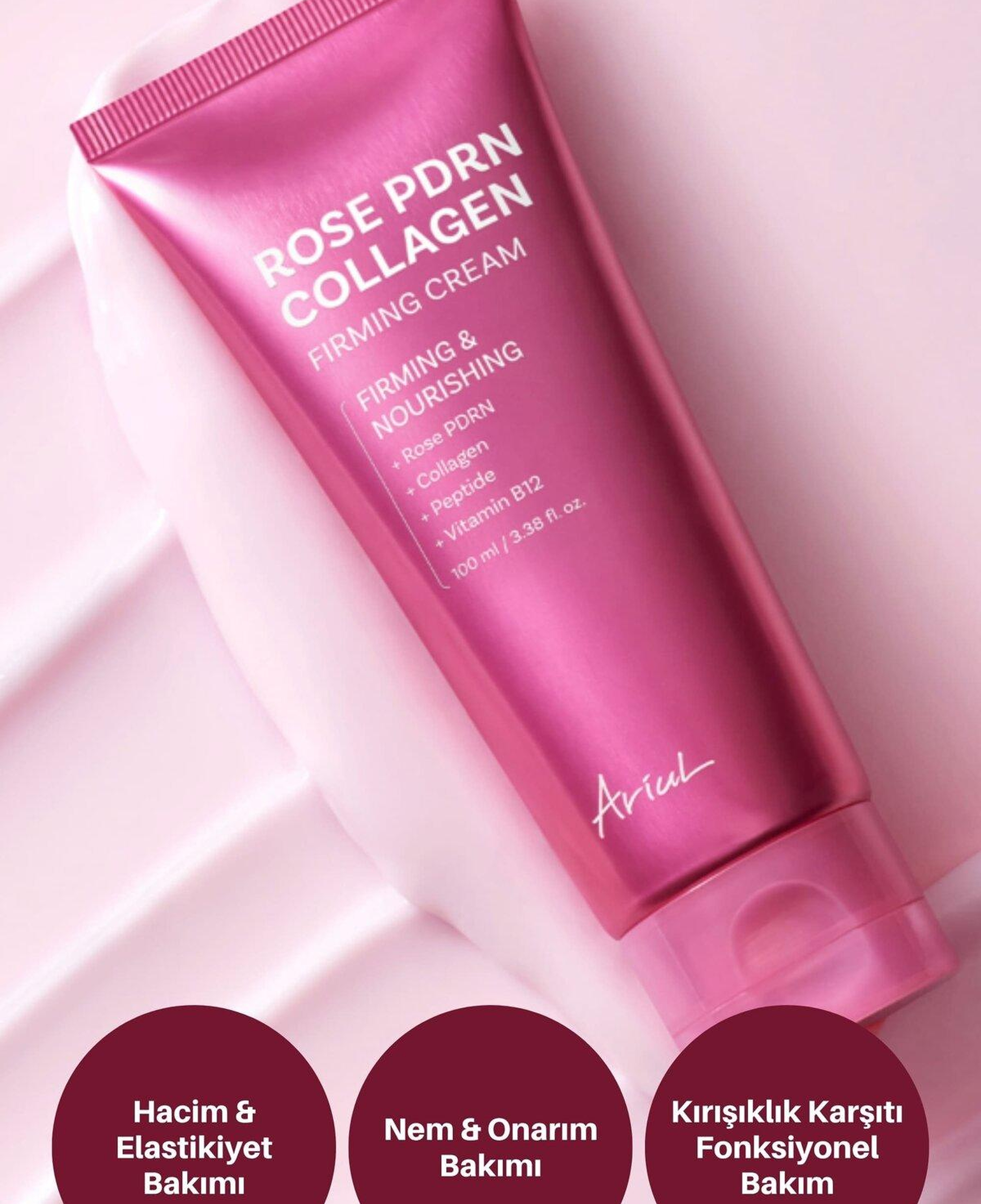 Ariul Rose PDRN Collagen Firming Cream - Gül PDRN & Kolajen Sıkılaştırıcı Yüz Kremi