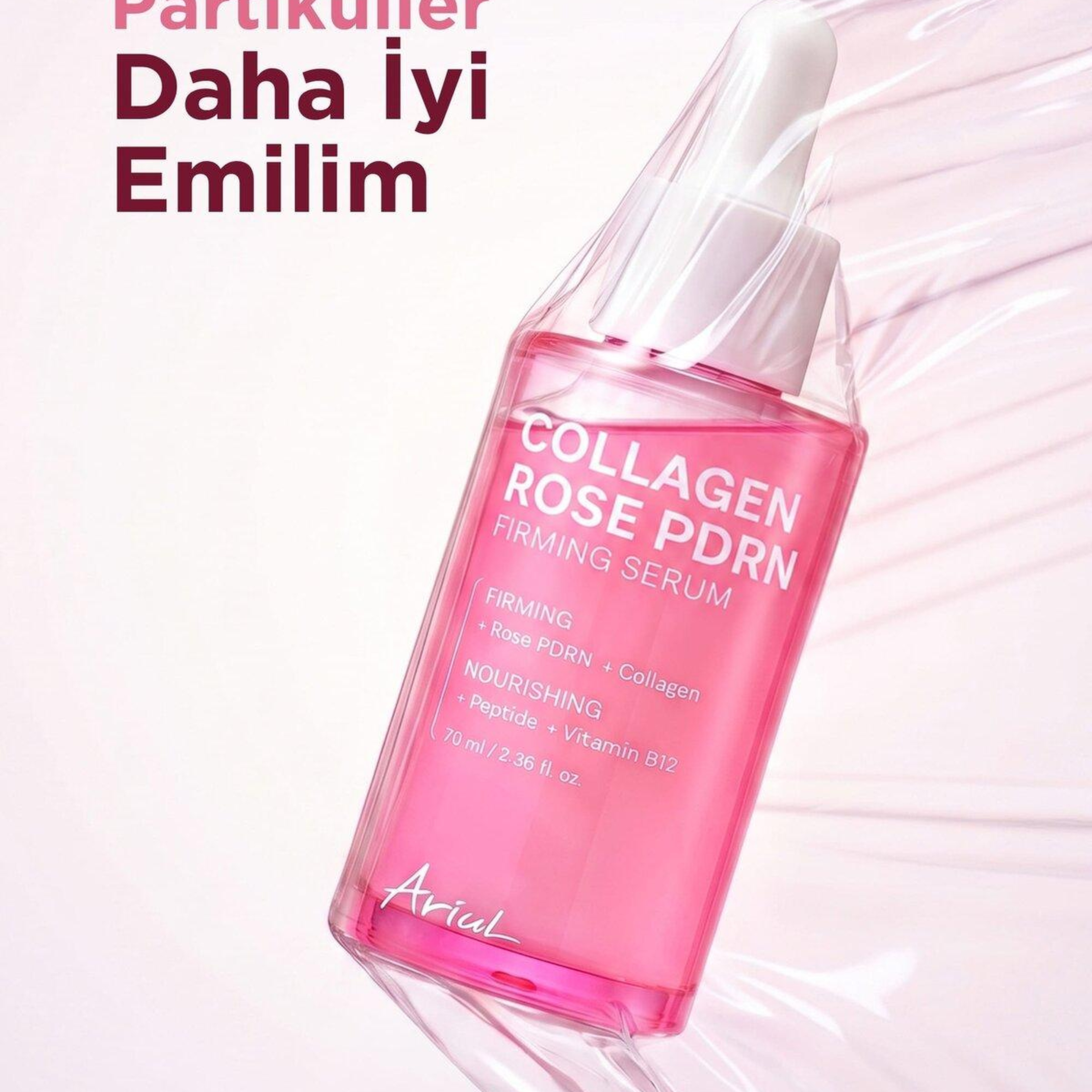 Ariul Collagen Rose PDRN Firming Serum - Gül PDRN & Kolajen Sıkılaştırıcı Serum