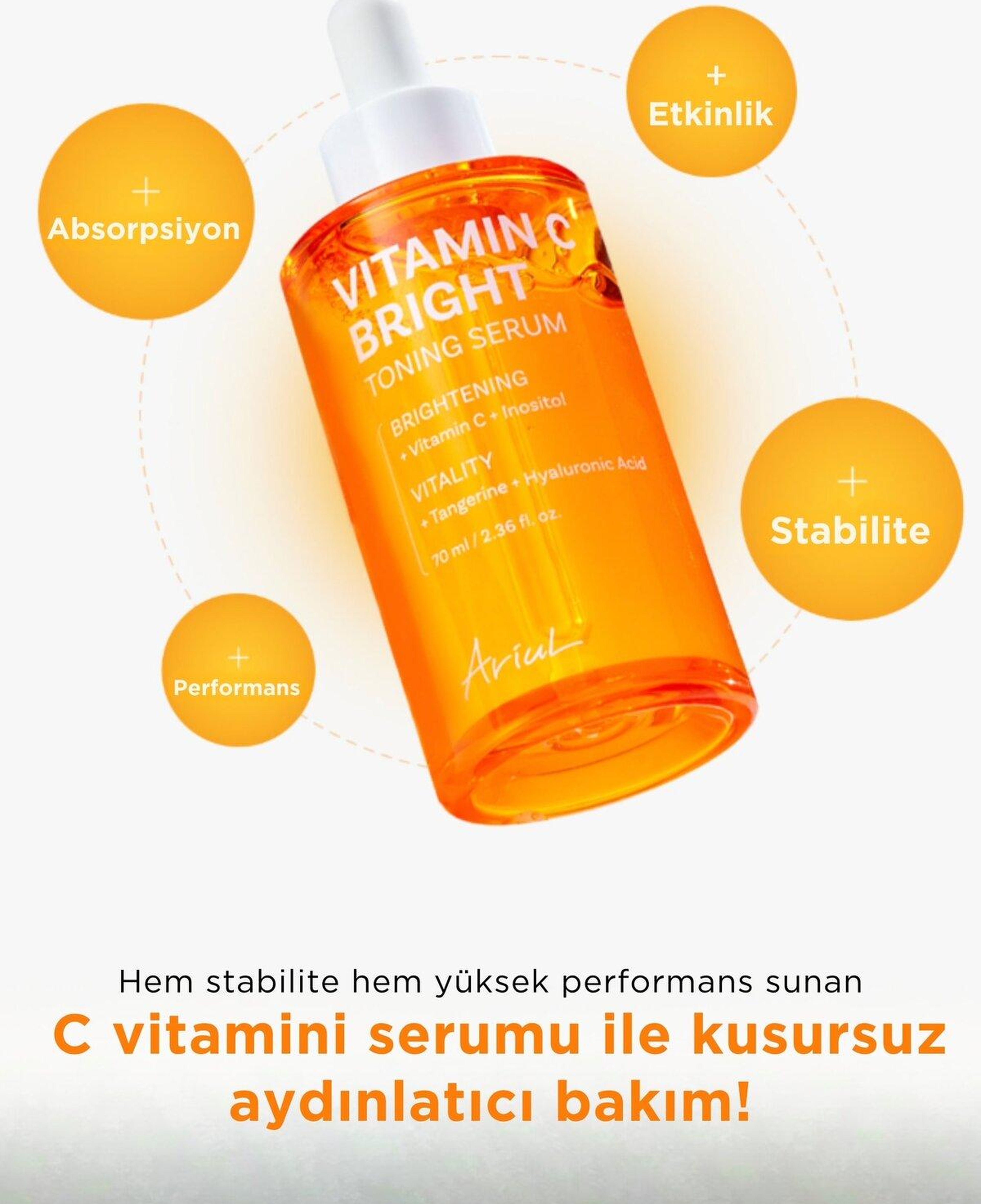 Ariul Vitamin C Bright Toning Serum - C Vitaminli Leke Karşıtı Aydınlatıcı Serum