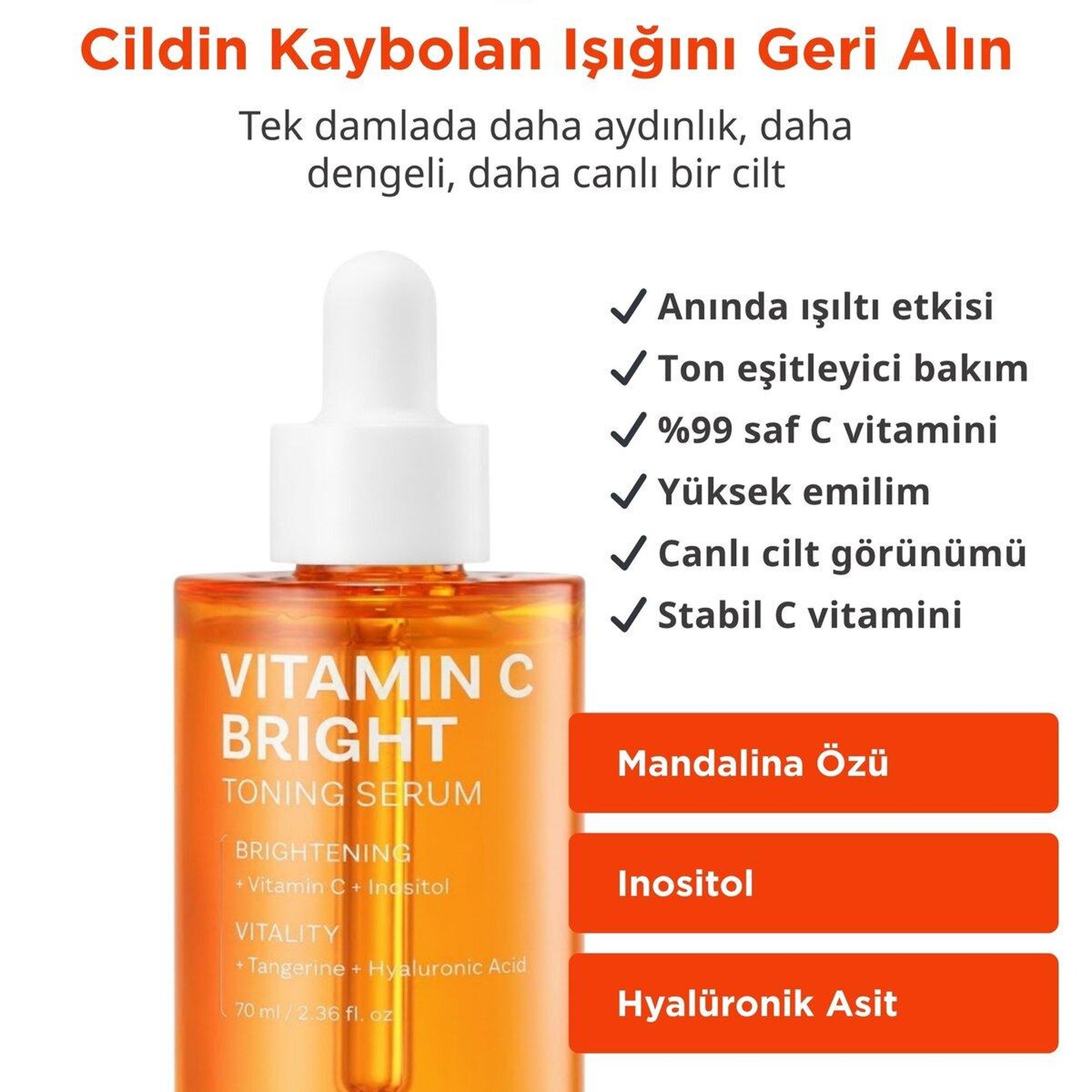 Ariul Vitamin C Bright Toning Serum - C Vitaminli Leke Karşıtı Aydınlatıcı Serum