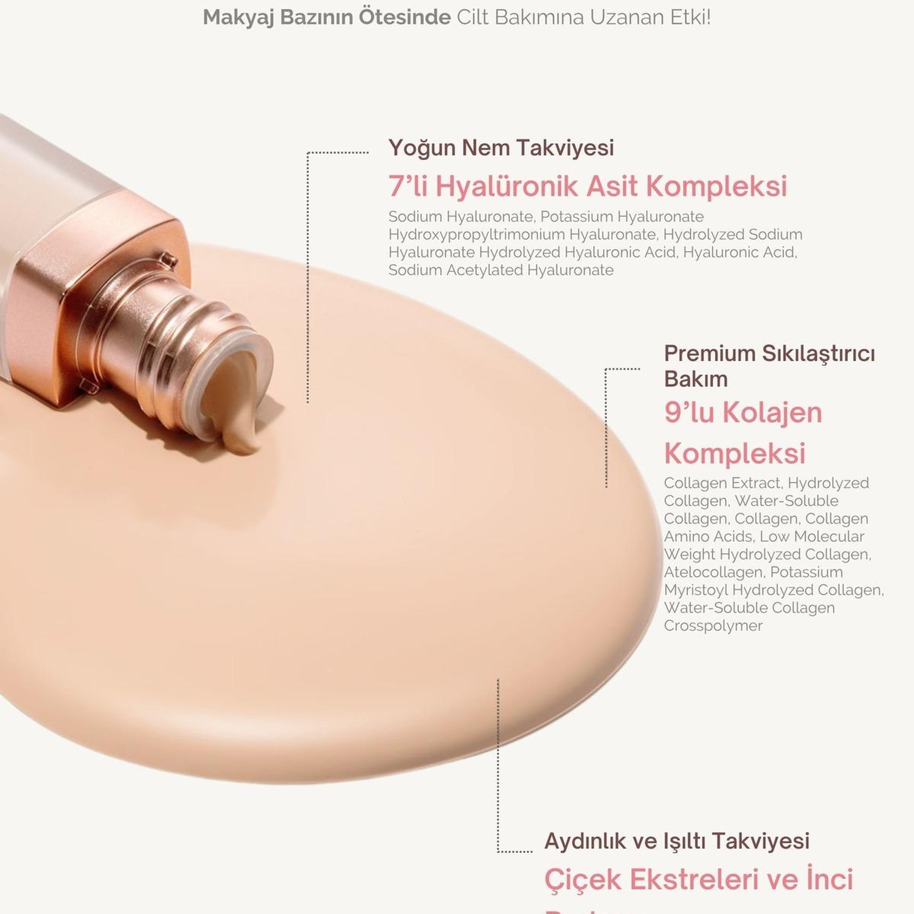 Ariul Ink Feather Perfect Fit Concealer 03 Cream Beige - SPF30 PA++ 24 Saat Kalıcı Çok Yönlü Kapatıcı