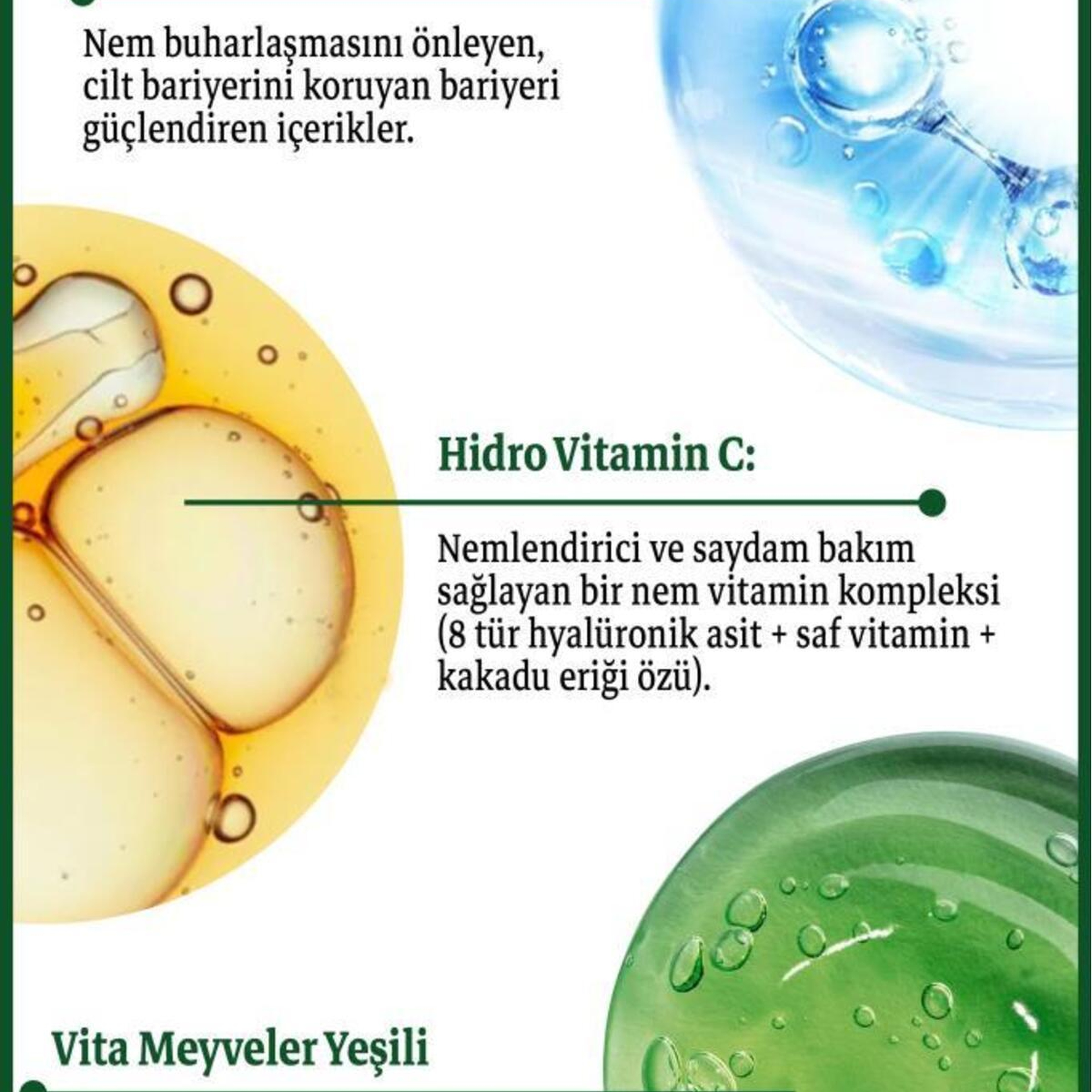 Ariul Green Vitamin C Hydrating Cream 100ml - Hydro Vitamin C ile Aydınlatıcı Vegan Nemlendirici