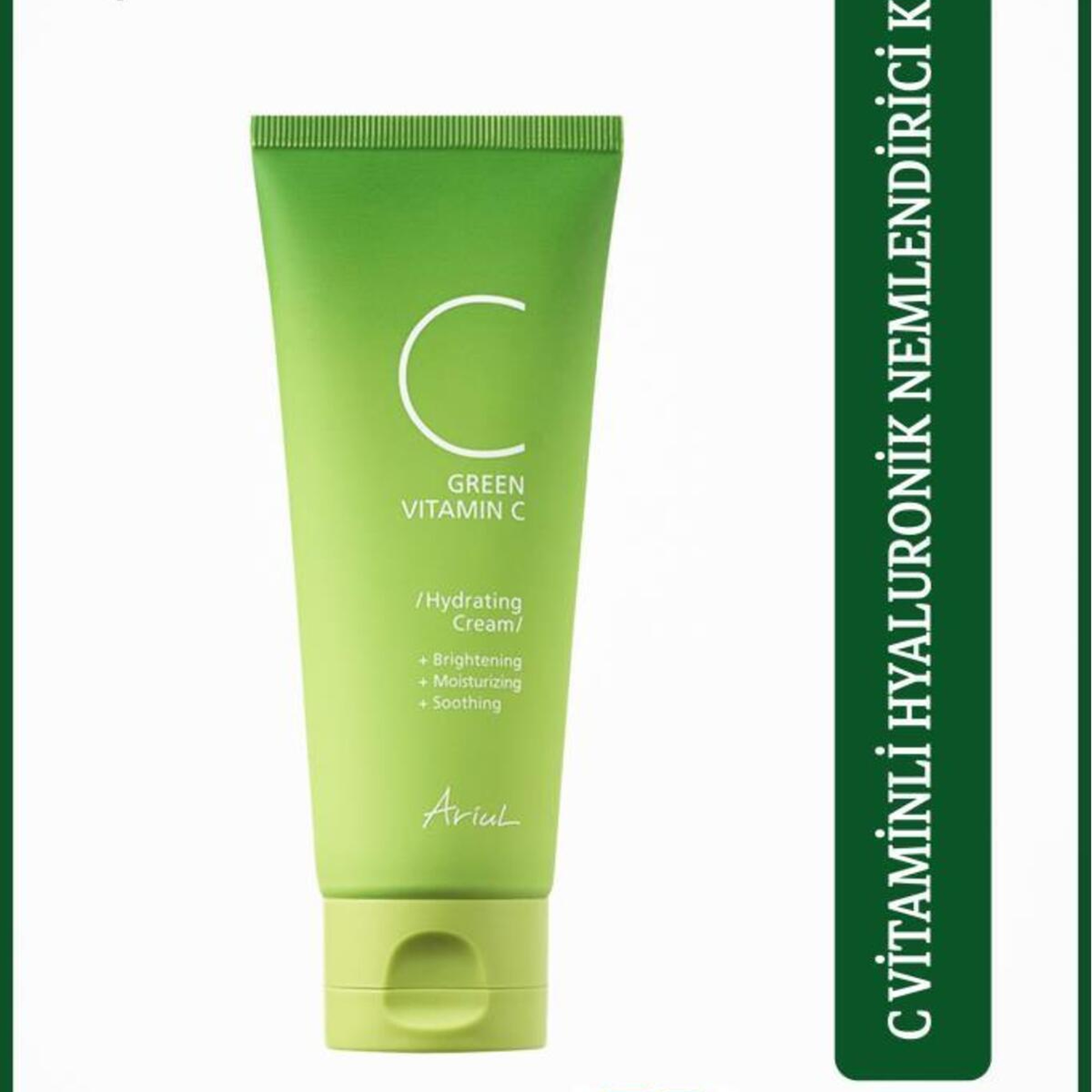 Ariul Green Vitamin C Hydrating Cream 100ml - Hydro Vitamin C ile Aydınlatıcı Vegan Nemlendirici