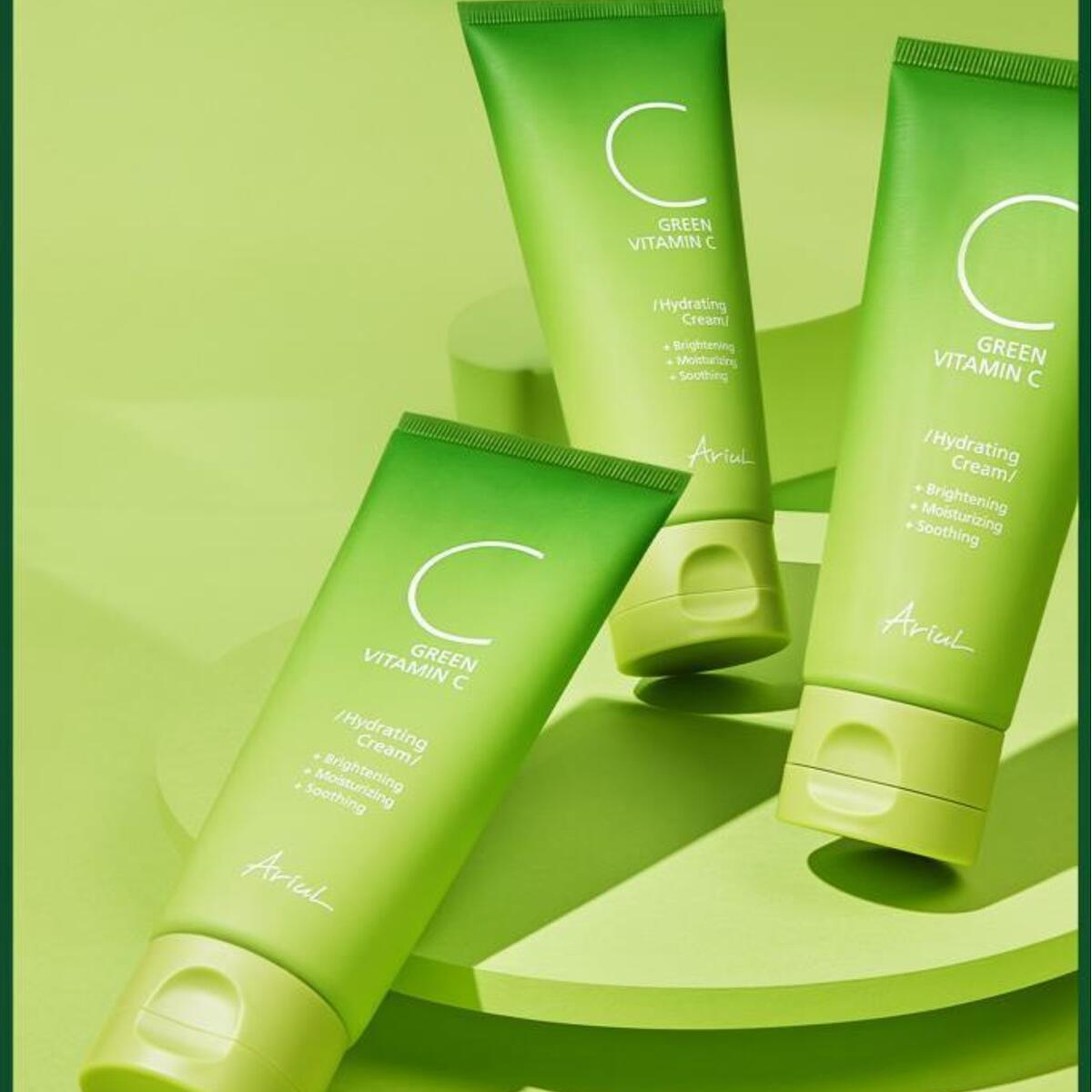Ariul Green Vitamin C Hydrating Cream 100ml - Hydro Vitamin C ile Aydınlatıcı Vegan Nemlendirici