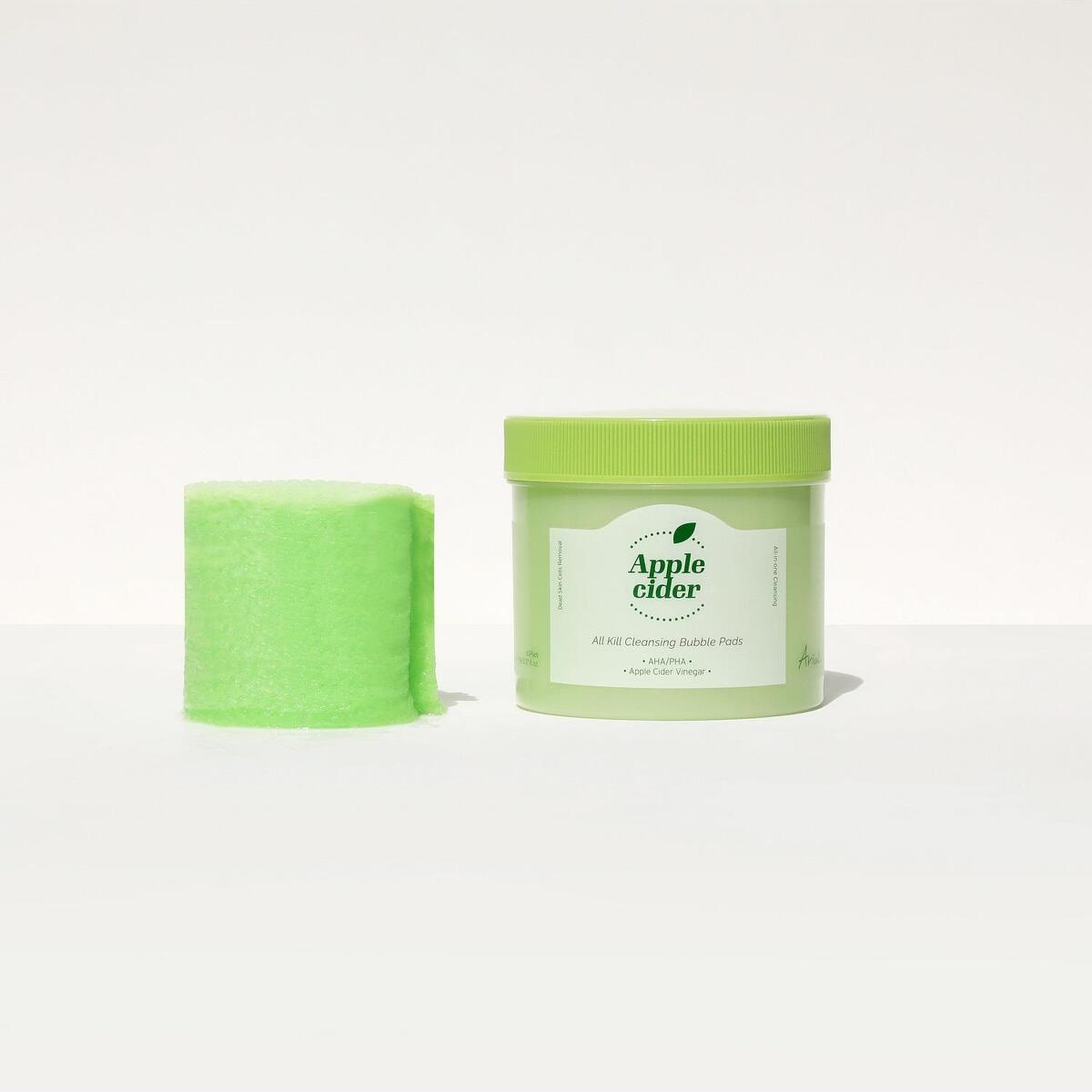 Ariul Apple Cider All Kill Cleansing Bubble Pads 60 Pads - Elma Sirkeli Sebum Dengeleyici & Peeling Etkili Temizleyici Ped