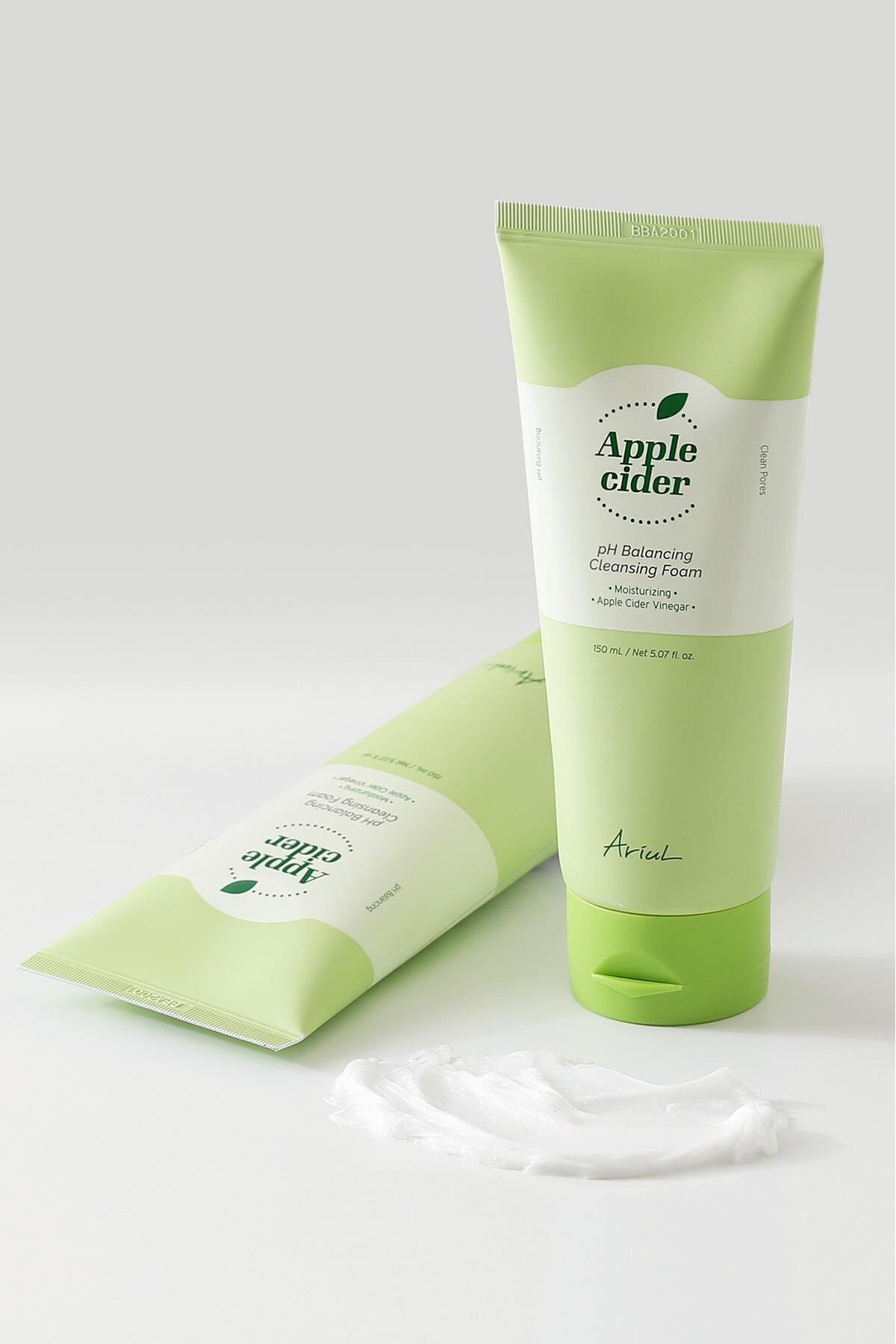 Ariul Apple Cider pH Balancing Cleansing Foam 150 ml - Gözenek Arındırıcı Elma Sirkeli Nazik Köpük Temizleyici
