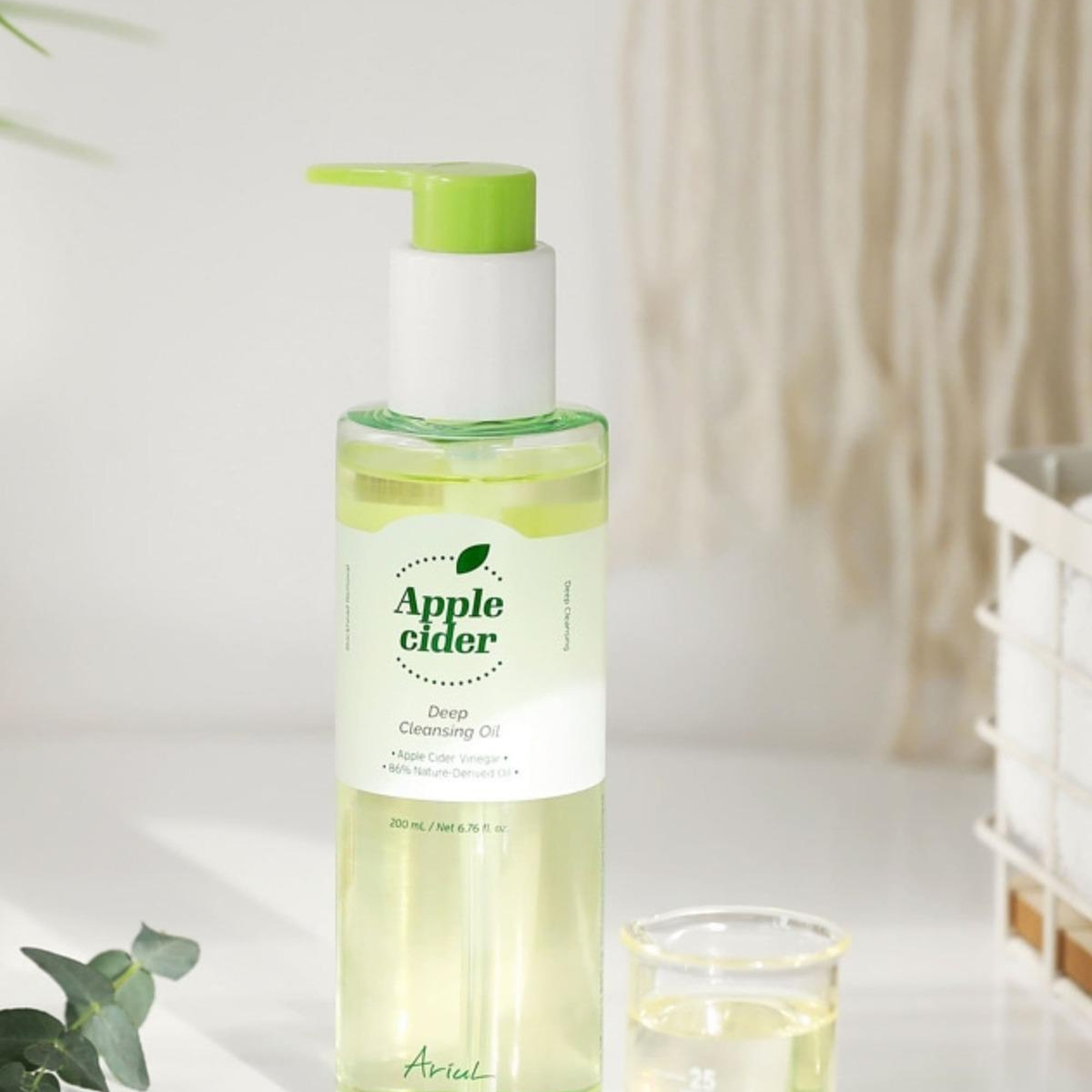 Ariul Apple Cider Deep Cleansing Oil 200ml - Elma Sirkeli Gözenek Arındırıcı Yağ Bazlı Vegan Temizleme Yağı