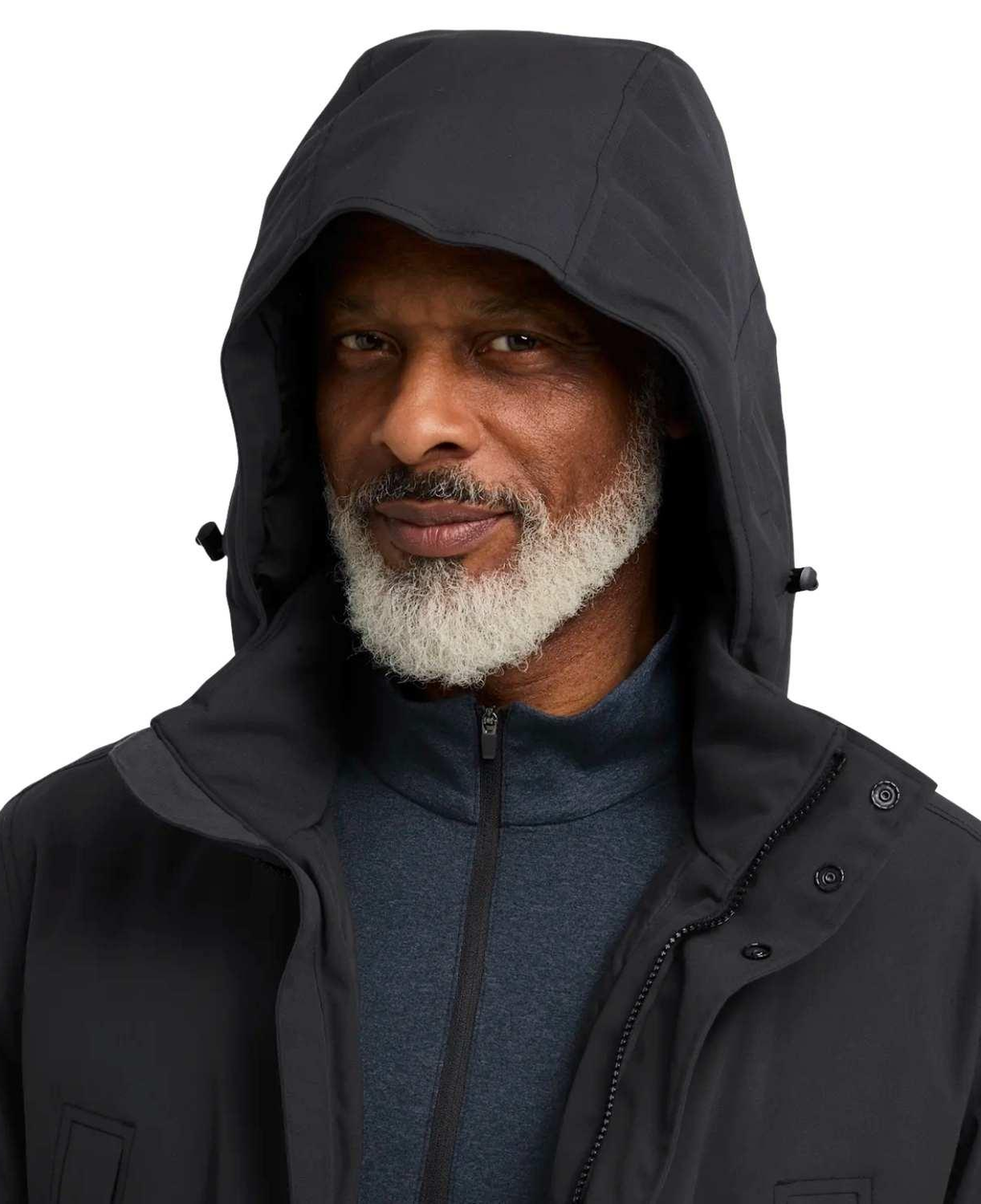 Jack Wolfskin Canyon Shield Parka Erkek Siyah Outdoor Ceketi