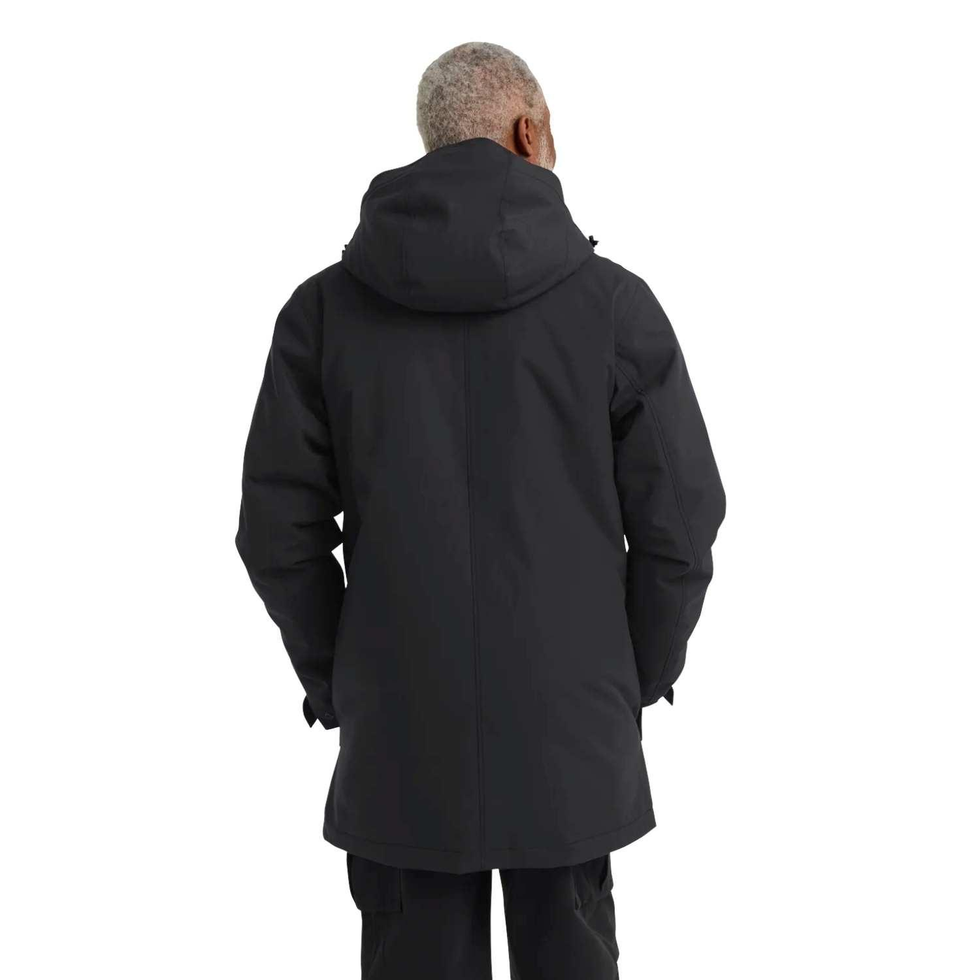 Jack Wolfskin Canyon Shield Parka Erkek Siyah Outdoor Ceketi