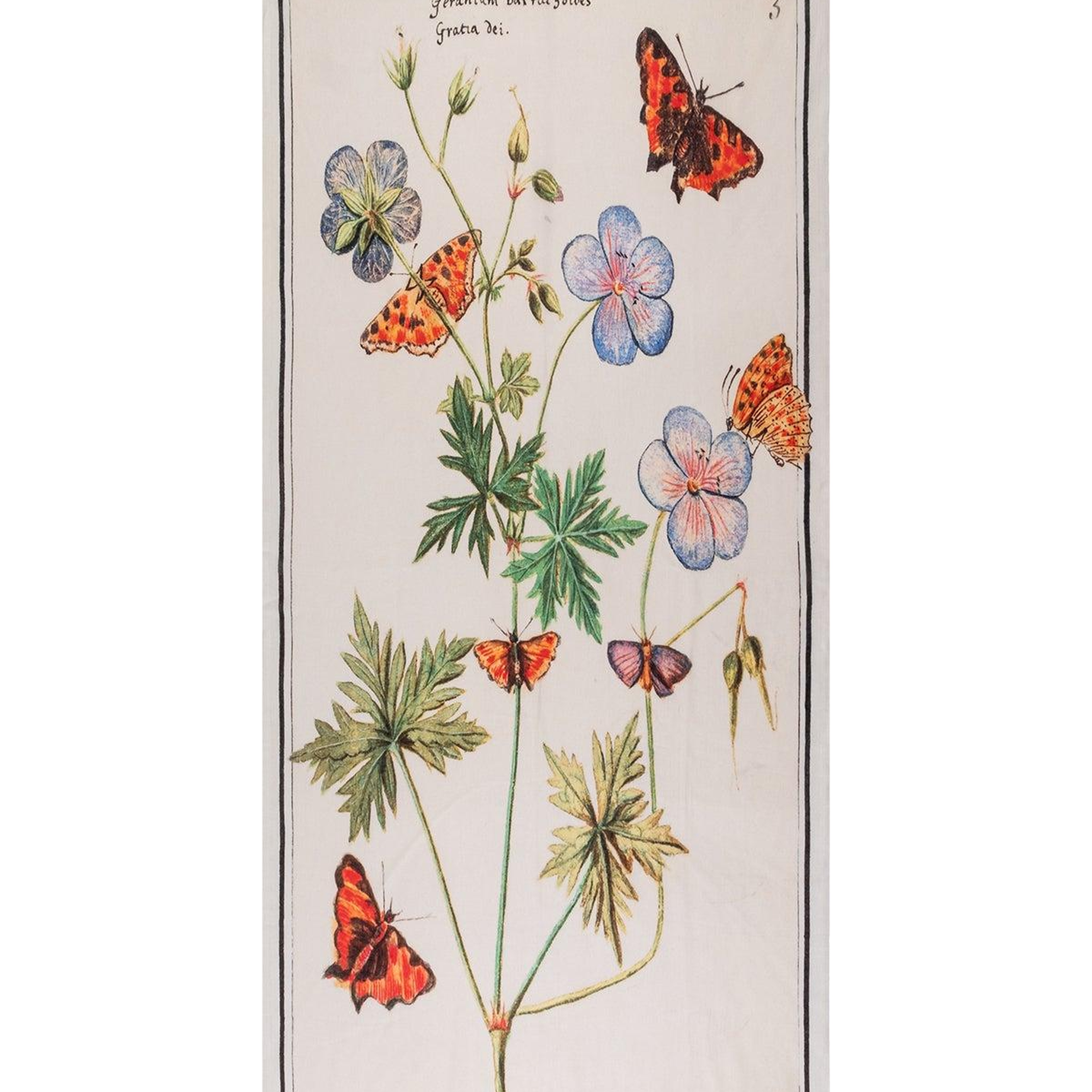 Beyaz Jas İpekli Baskılı Pareo Şal 70x180 cm