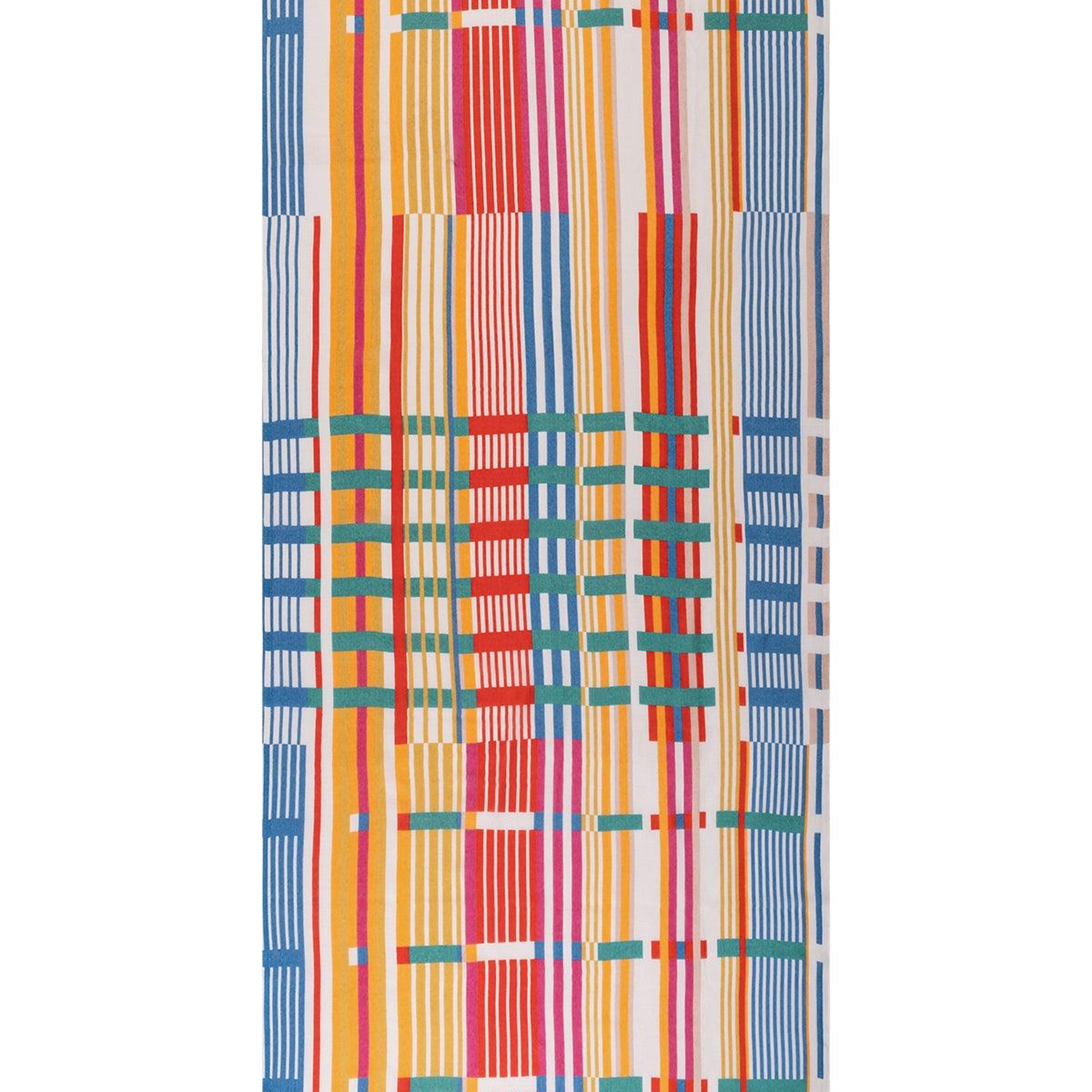 Mavi Jas İpekli Baskılı Pareo Şal 70x180 cm