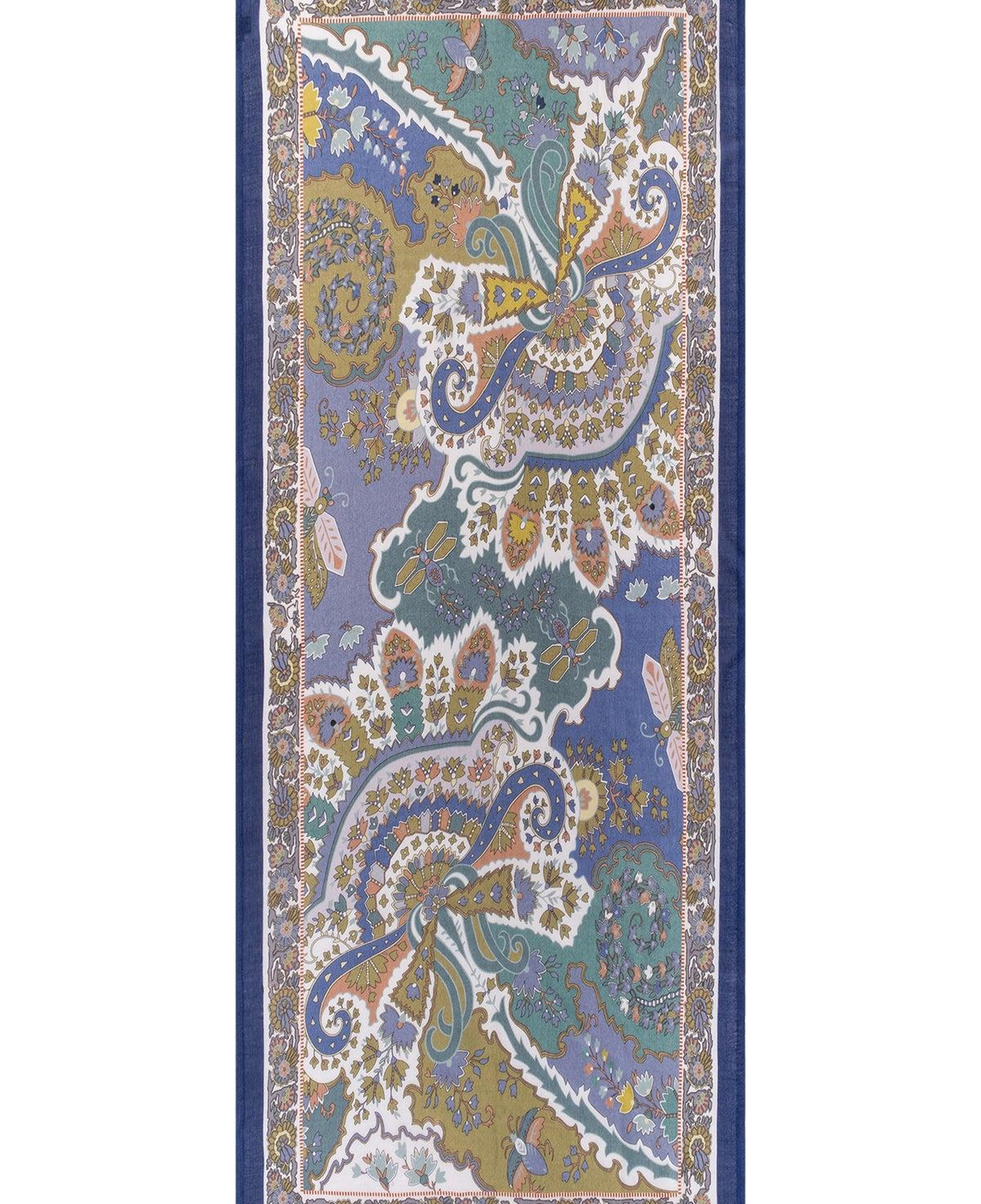 Renkli Jas İpekli Baskılı Pareo Şal 70x180 cm