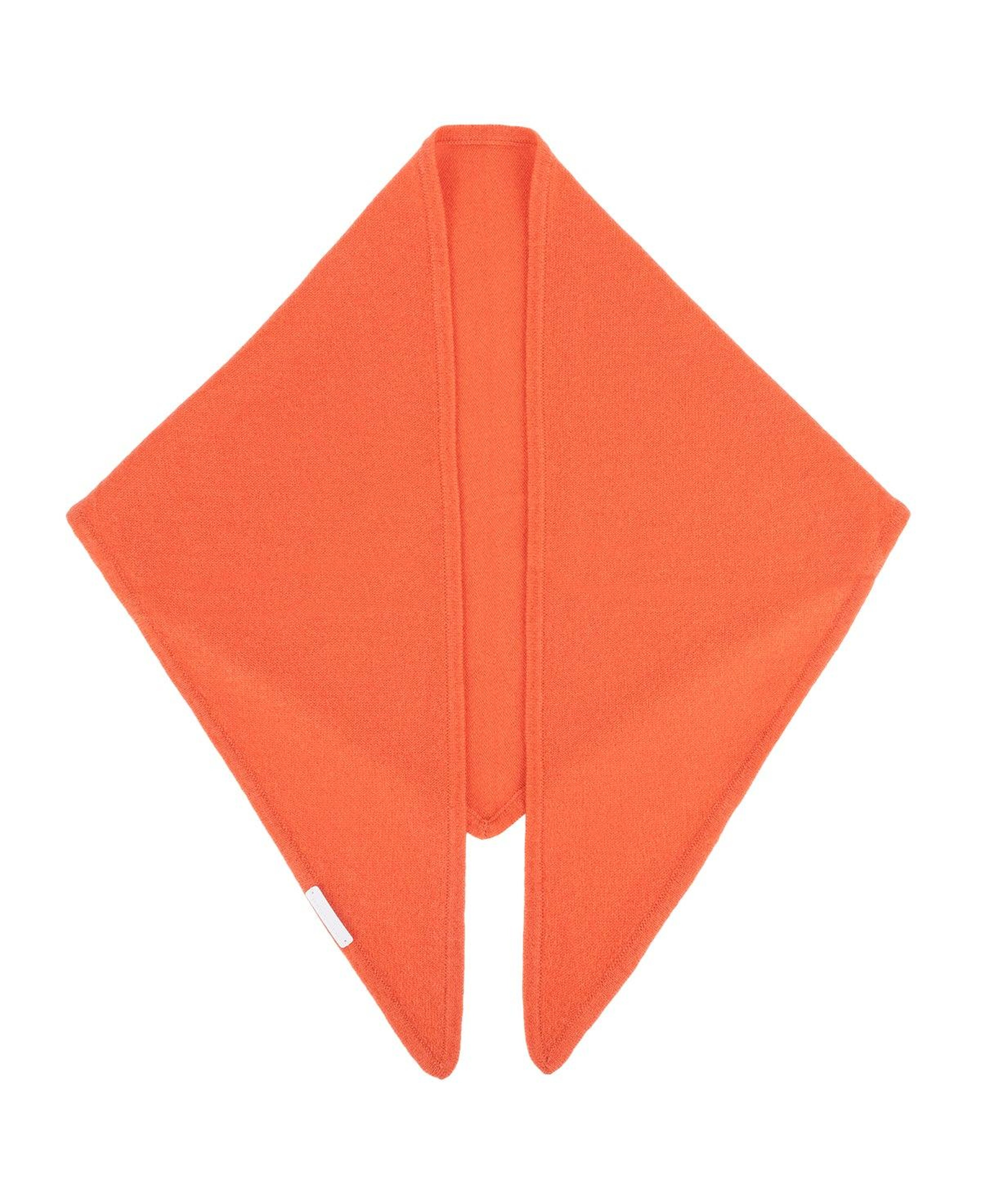 Turuncu Rose Saf Kaşmir Fular Bandana